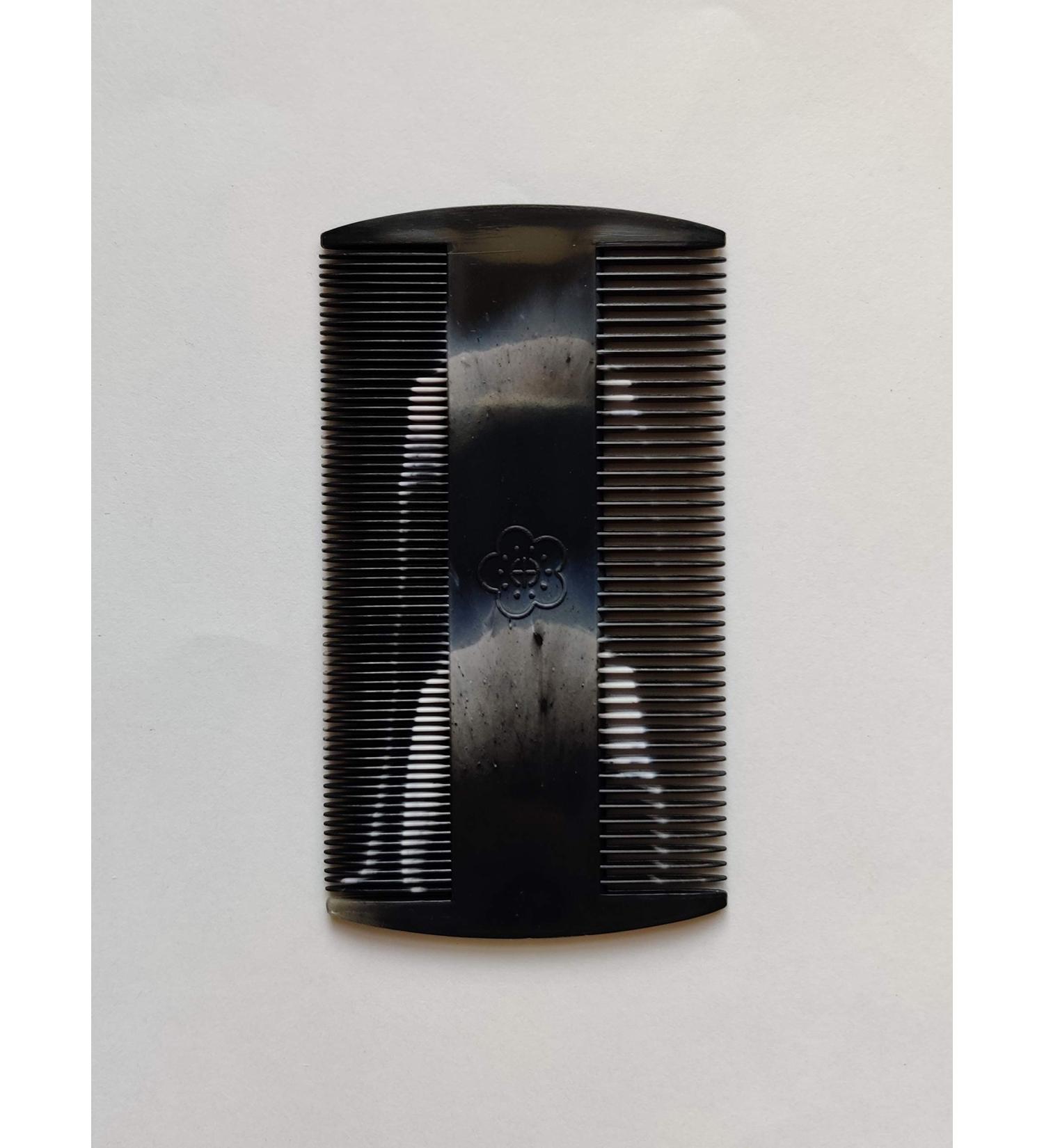 Hair Lice Nit Flea Comb Double Sided Plastic Fine Teeth Head Combs Adults Kids (Black)