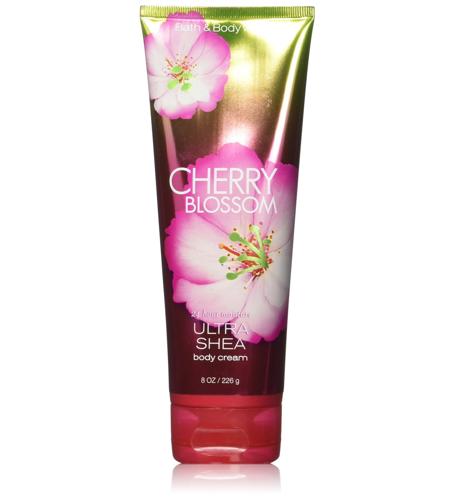CHERRY BLOSSOM Signature Collection Ultra Shea Body Cream 8 oz / 226 g Floral 8 Ounce (Pack of 1)