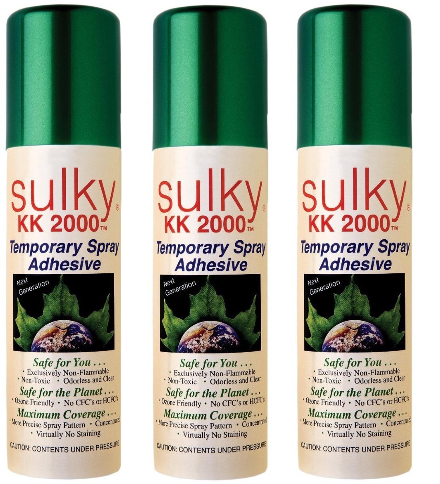 Sulky 4.23-Ounce Temporary Spray Adhesive (3-Pack)