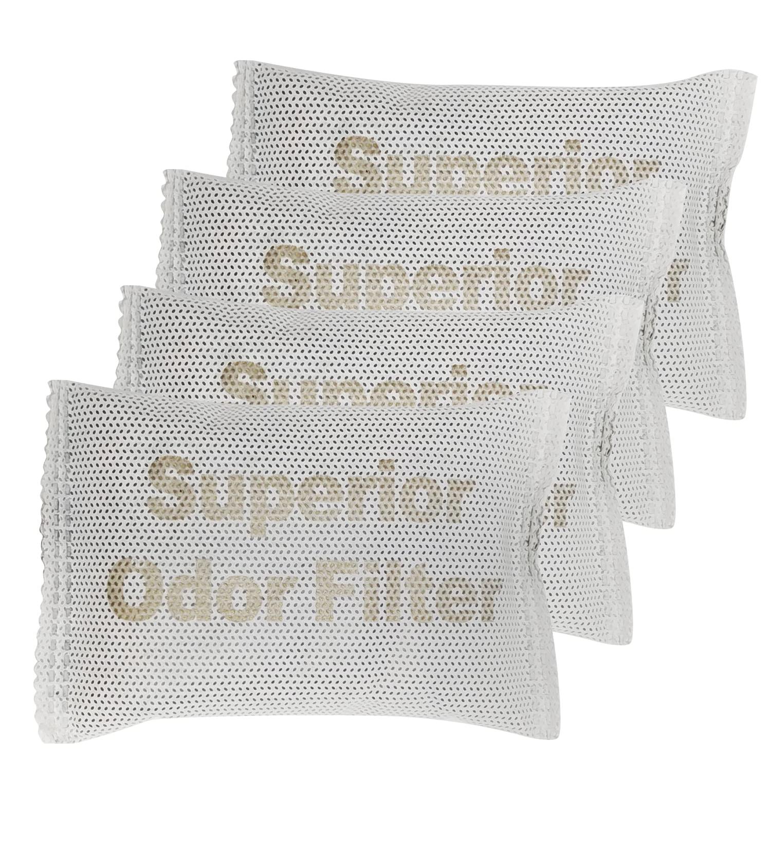 Activated Charcoal Odor Filters 4 Pack - Compatible with iTouchless Trash Cans 8 Gallon and Larger - Eliminates Trash Odors and Deodorizes Dustbins - Buy Online on SooperMarket.com