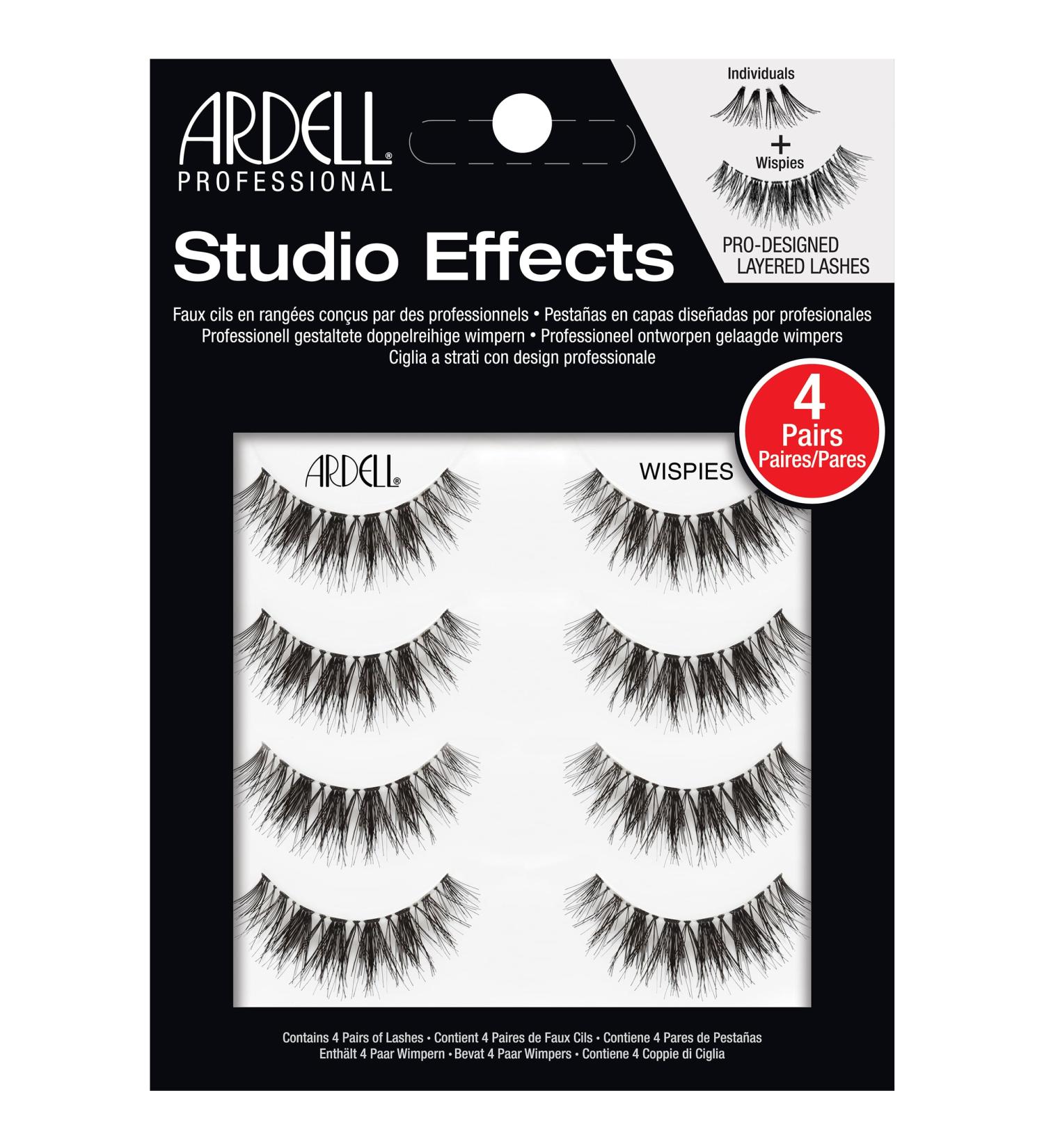 Buy Ardell Studio Effects Wispies - 4 Pairs of Luxurious False Lashes | Fast International Shipping - Buy Online on SooperMarket.com