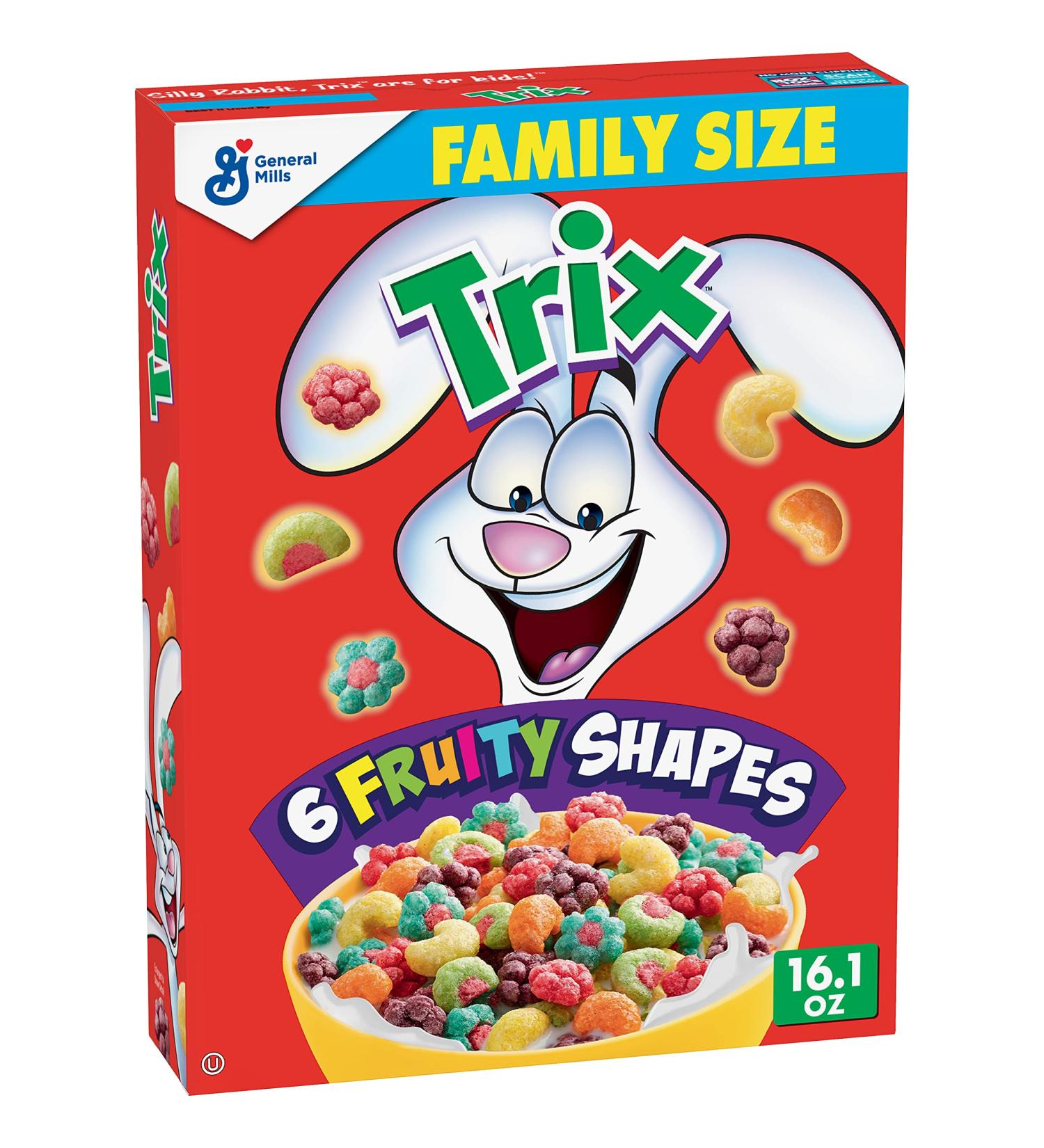 Trix Cereal Fruit Flavored Corn Puffs - 16.1 oz (Pack of 1) | Delicious Breakfast Cereal - Buy Online on SooperMarket.com