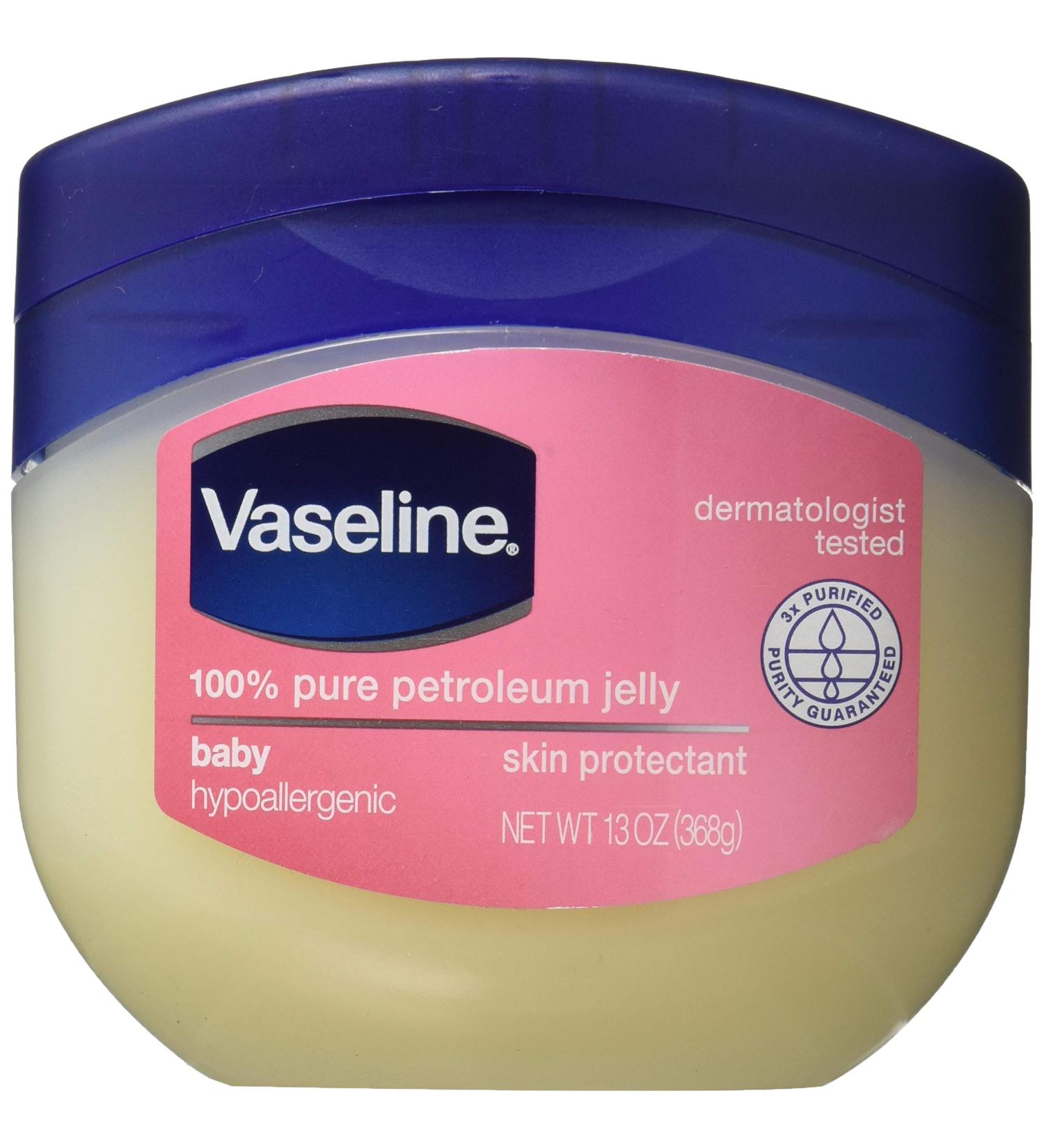 Vaseline Baby Petroleum Jelly 13 oz (368 g) - Gentle Skin Protection for Baby's Delicate Skin - Buy Online on SooperMarket.com