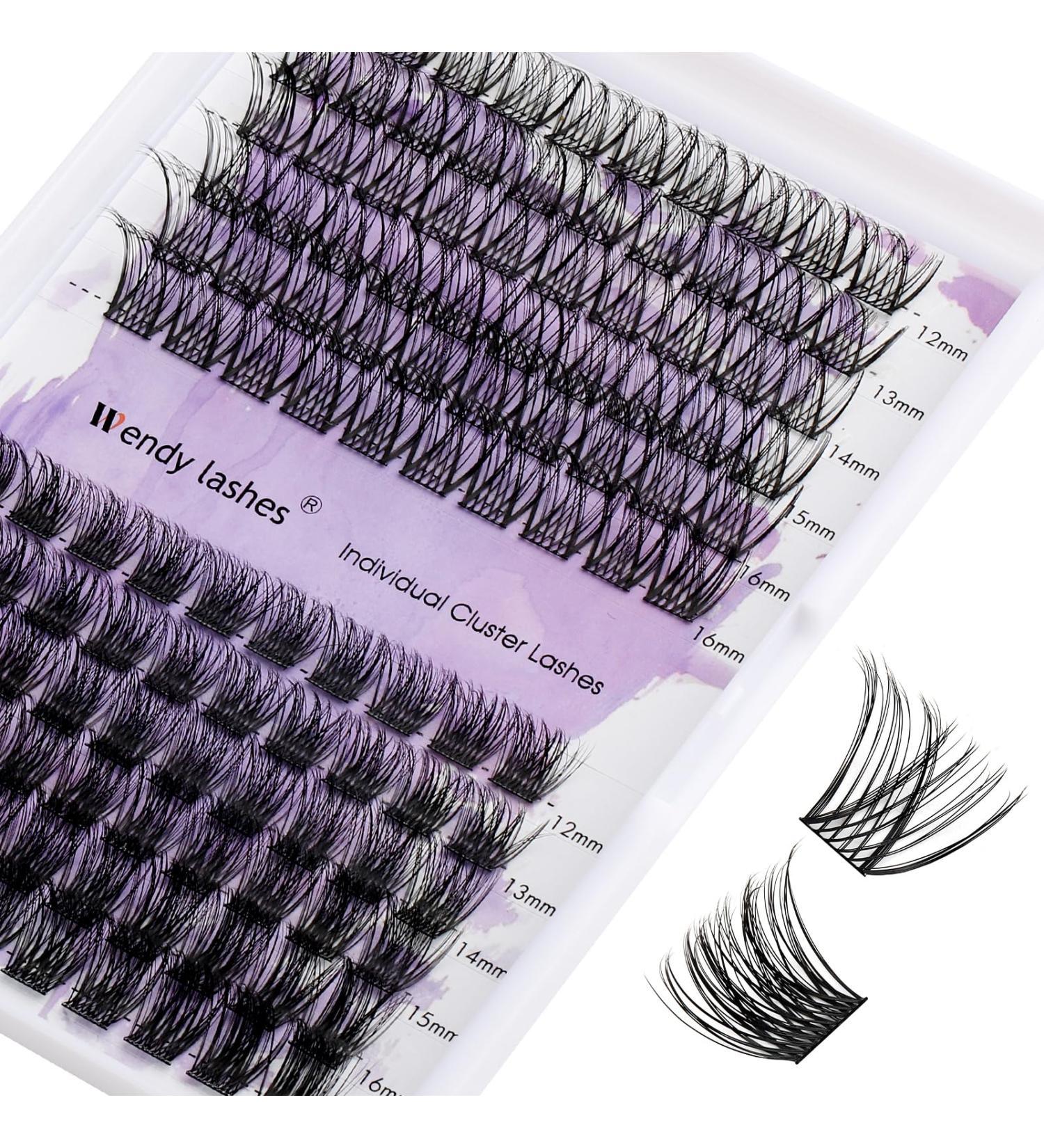Individual Lashes 0.07mm Cluster D Curl 12-16mm Mixed Long Reusable Soft Wispy DIY Lash Extensions - Buy Online on SooperMarket.com