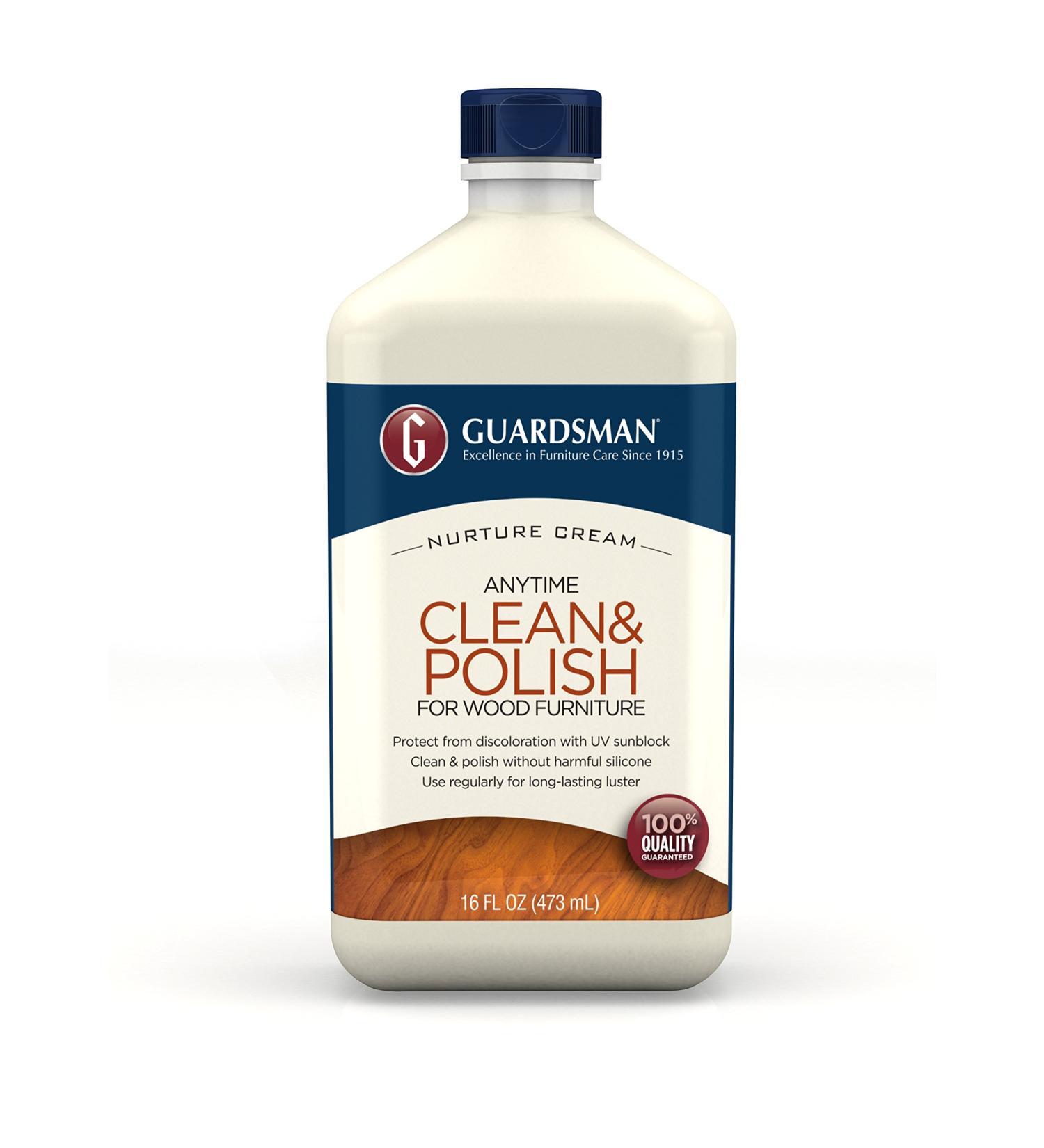 Guardsman 461500 Wood Furniture Cream Polish - Silicone-Free & UV Protection - 16 oz - Buy Online on SooperMarket.com
