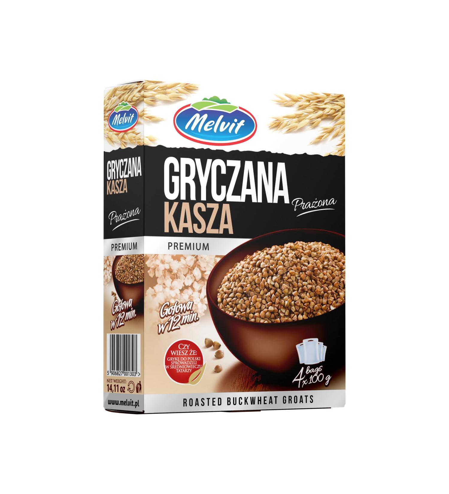 Melvit Premium Roasted Buckwheat Groats 400g
