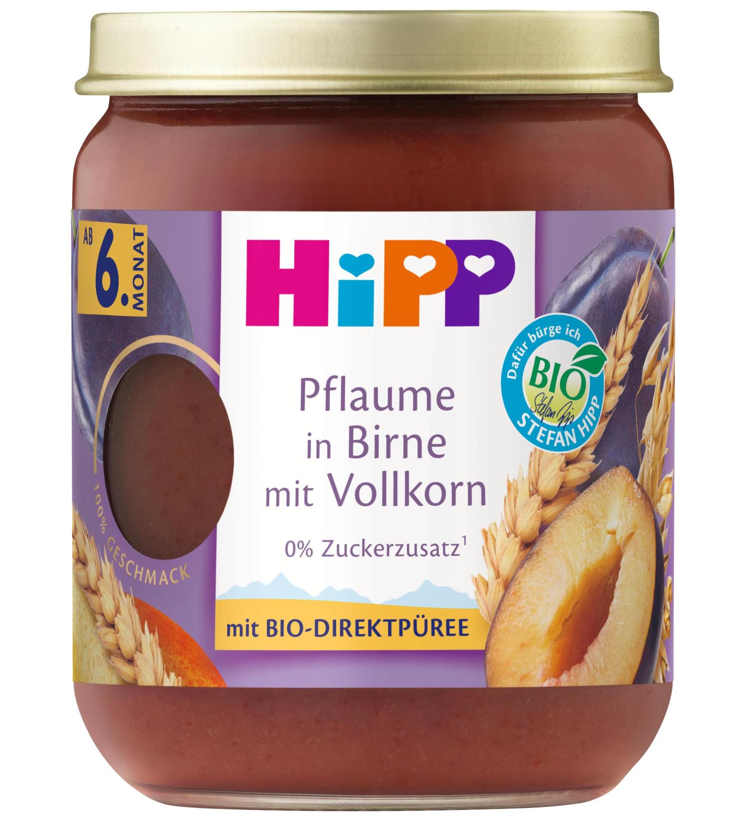 HiPP Premium Fruit & Grain 160g DA44003 F&G Plum/Whole Milk 160g 160g Plum/Whole Milk