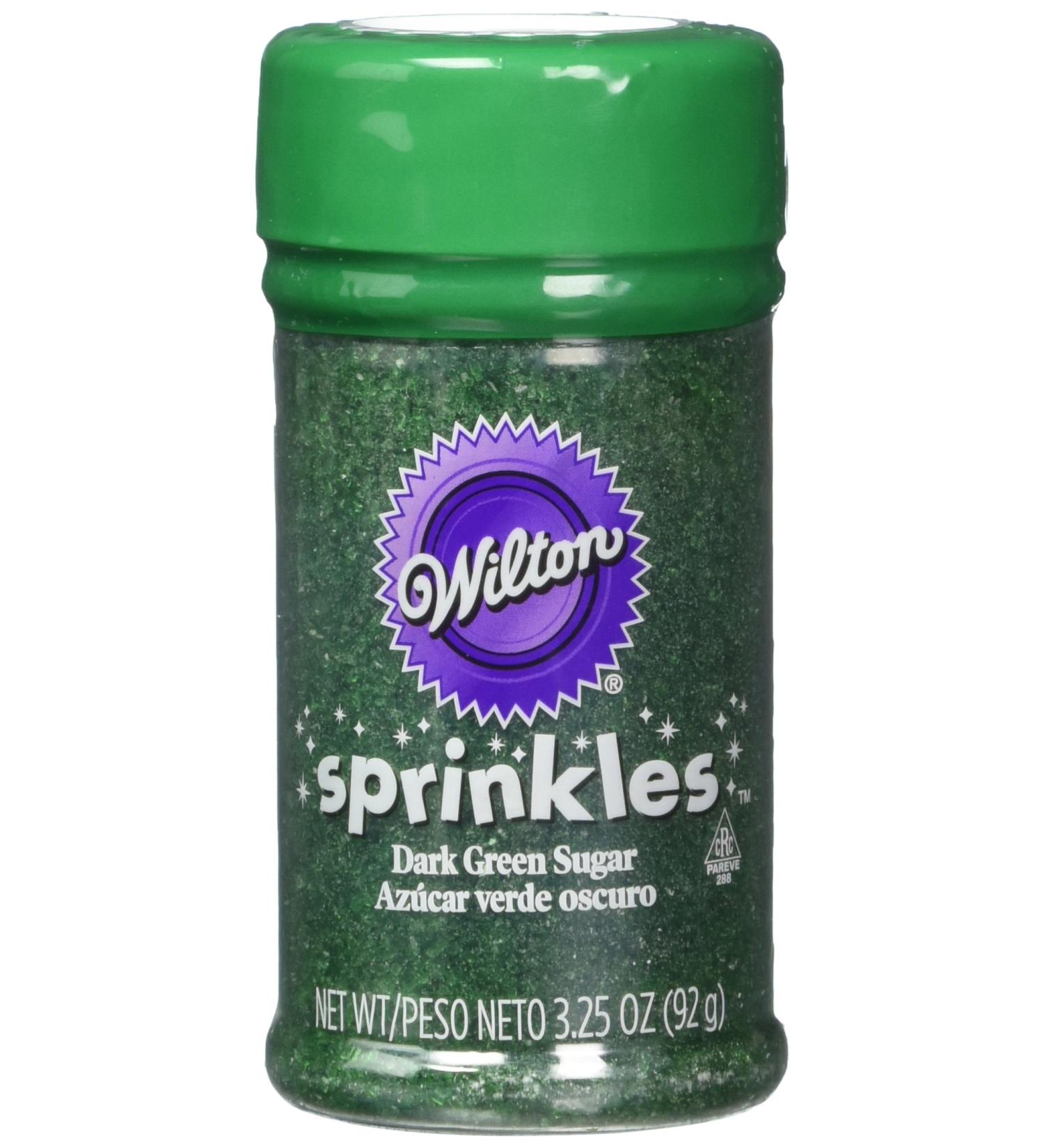 Dark Green Sugar Sprinkles 3.25oz - Vibrant Cake and Dessert Topping - Buy Online on SooperMarket.com