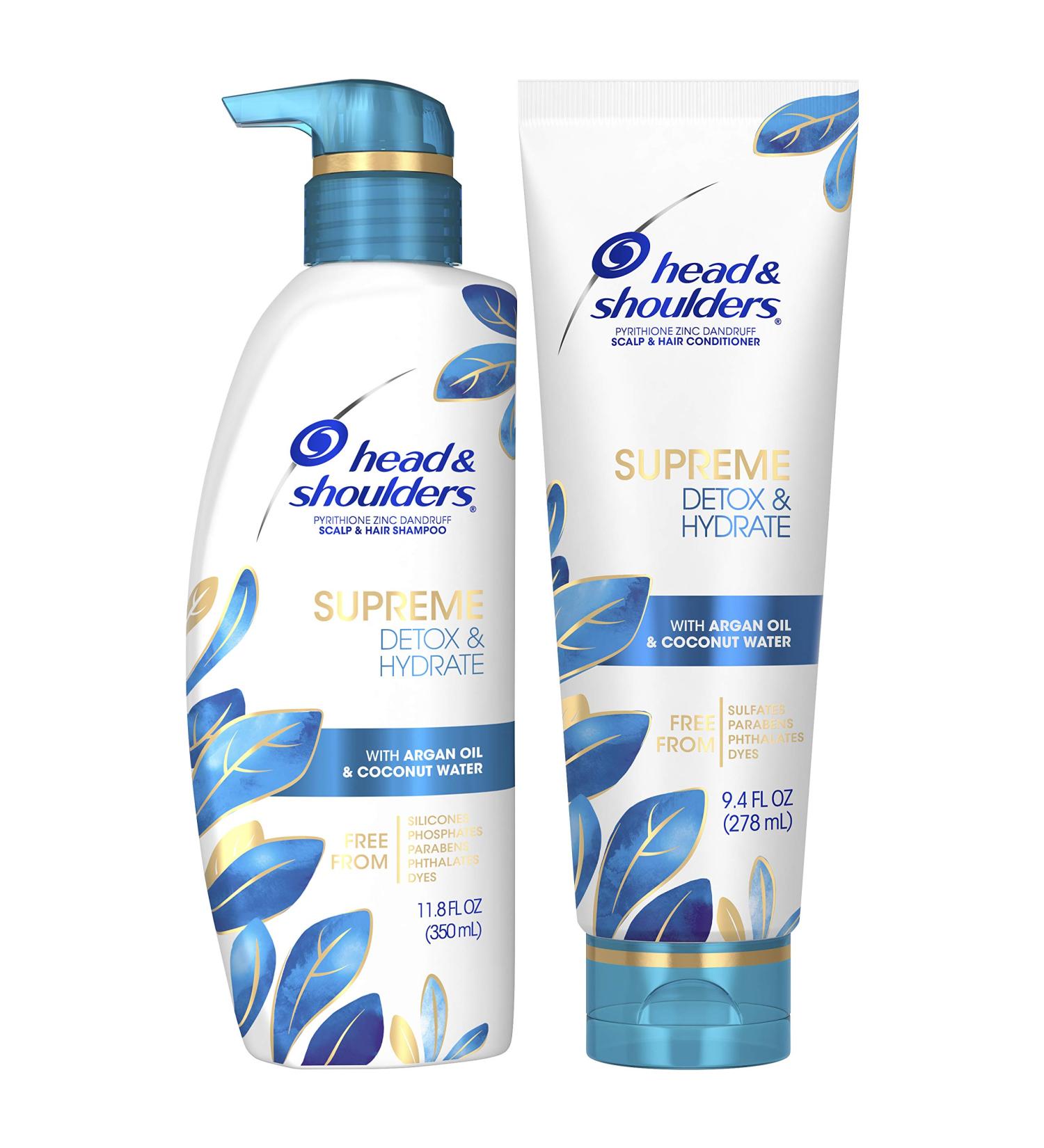 Head & Shoulders Supreme Shampoo and Conditioner Set 21.2 Fl Oz
