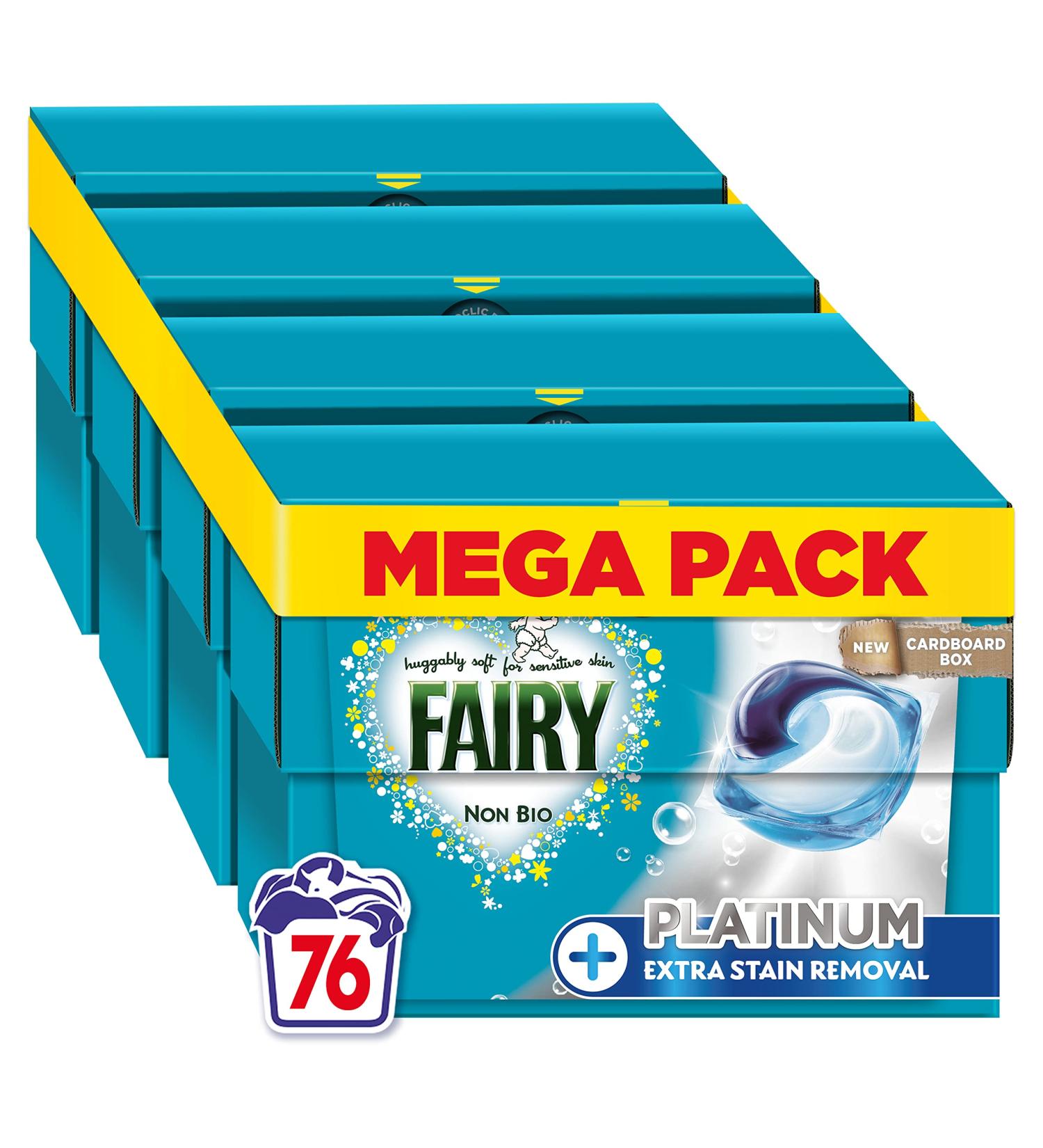 Fairy Platinum Pods Unscented 19 count (Pack of 4)