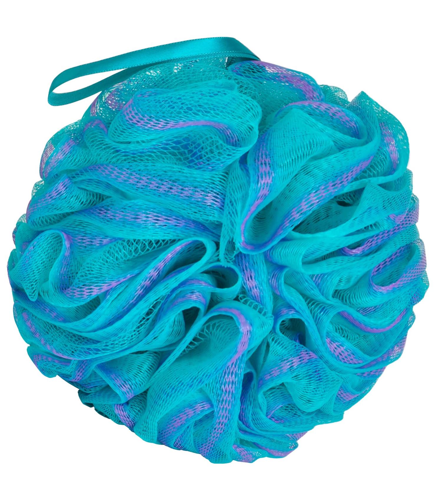 Urbanstrive XL Soft Shower Loofah Sponge - 75g Body Wash Ball for Men and Women - Bathroom Accessory - 1 Pack (Green-Purple) - Buy Online on SooperMarket.com