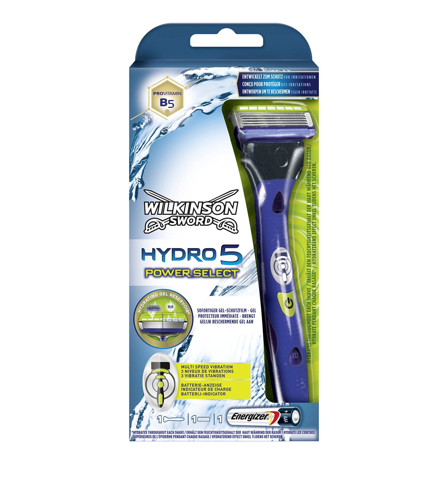 Wilkinson Sword Hydro 5 Power Select Men's Razor - Ultimate Shaving Comfort with 1 Blade (1 Pack) - International Shipping Available - Buy Online on SooperMarket.com