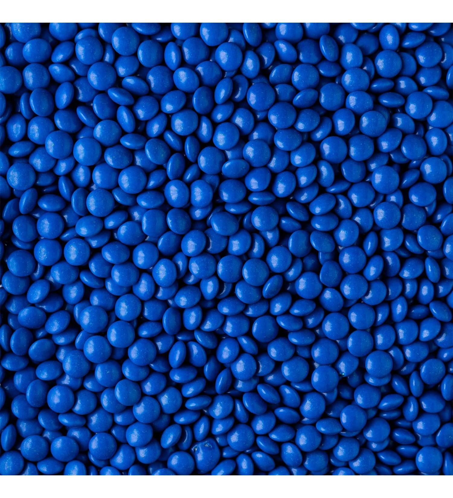 Coloured Milk Chocolate Beans - 30g or 100g - Cake Cupcake & Cookie Decoration Sprinkles (Royal Blue 100g) Royal Blue 100g