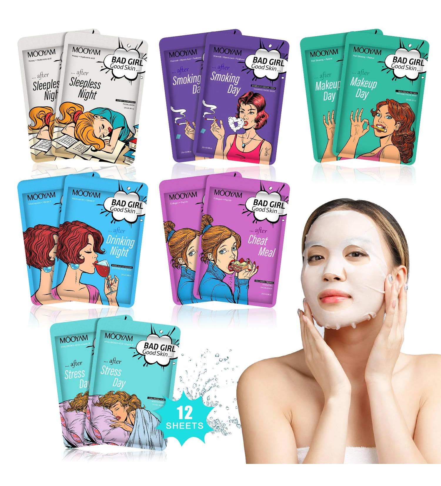 Sheet Mask Nourishing Moisturising Hyaluronic Acid Mask Skincare Korea Cosmetics Mask Ingredients For all skin types (Comprehensive) - Buy Online on SooperMarket.com