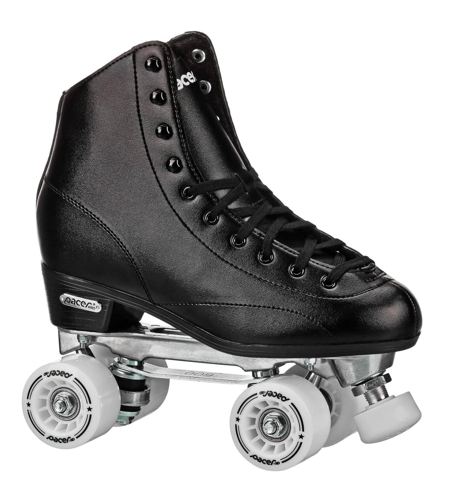 Pacer Stratos Quad Roller Skates - Men's Size 10 (Black) | Traditional Style - Buy Online on SooperMarket.com