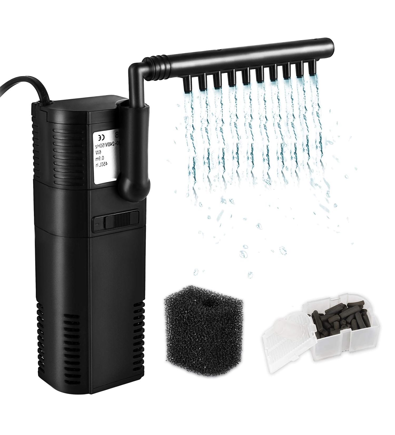 Forever Speed Aquarium Pump - 450 L/h Internal Filter | Efficient 6W Aquarium Pump for Fish Tanks | International Shipping Available - Buy Online on SooperMarket.com