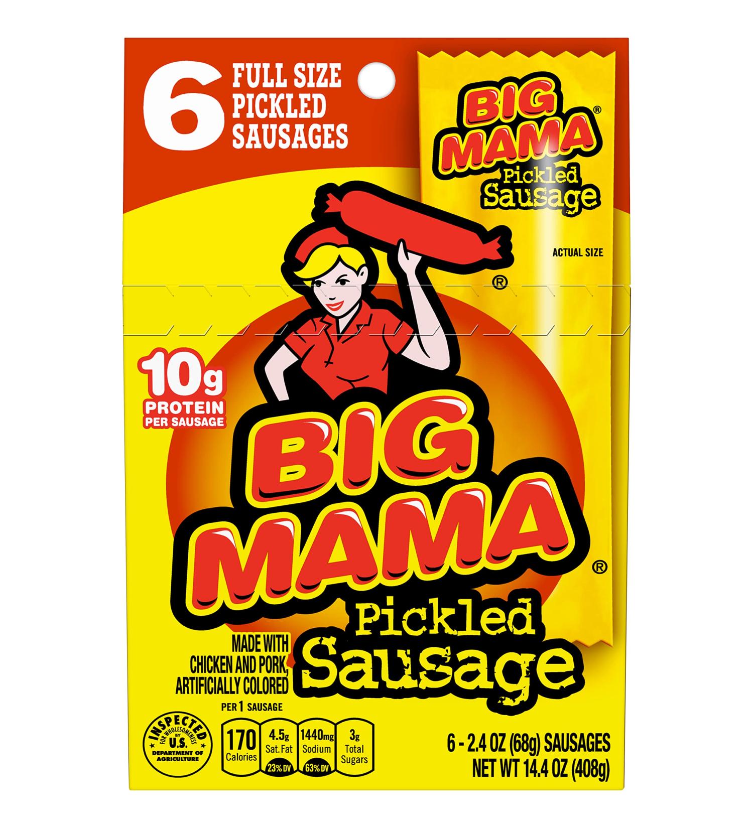 Penrose Big Mama Pickled Sausages 2.4 Oz 6 Pack - Big Mama 2.4 Oz (6 Pack) - Buy Online on SooperMarket.com