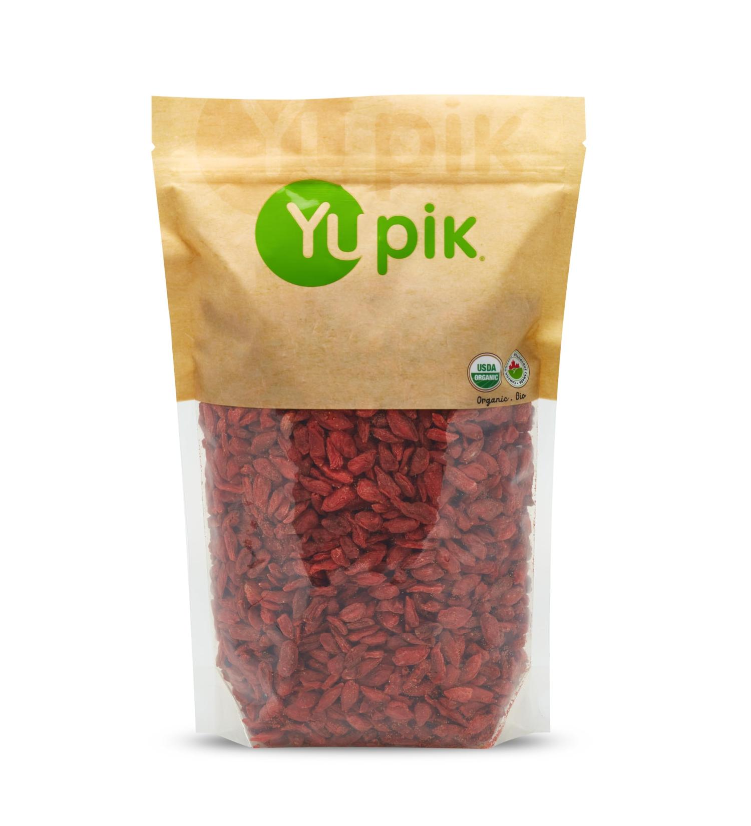 Yupik Organic Goji Berries Non-GMO Vegan Gluten-Free 1Kg - Buy Online on SooperMarket.com