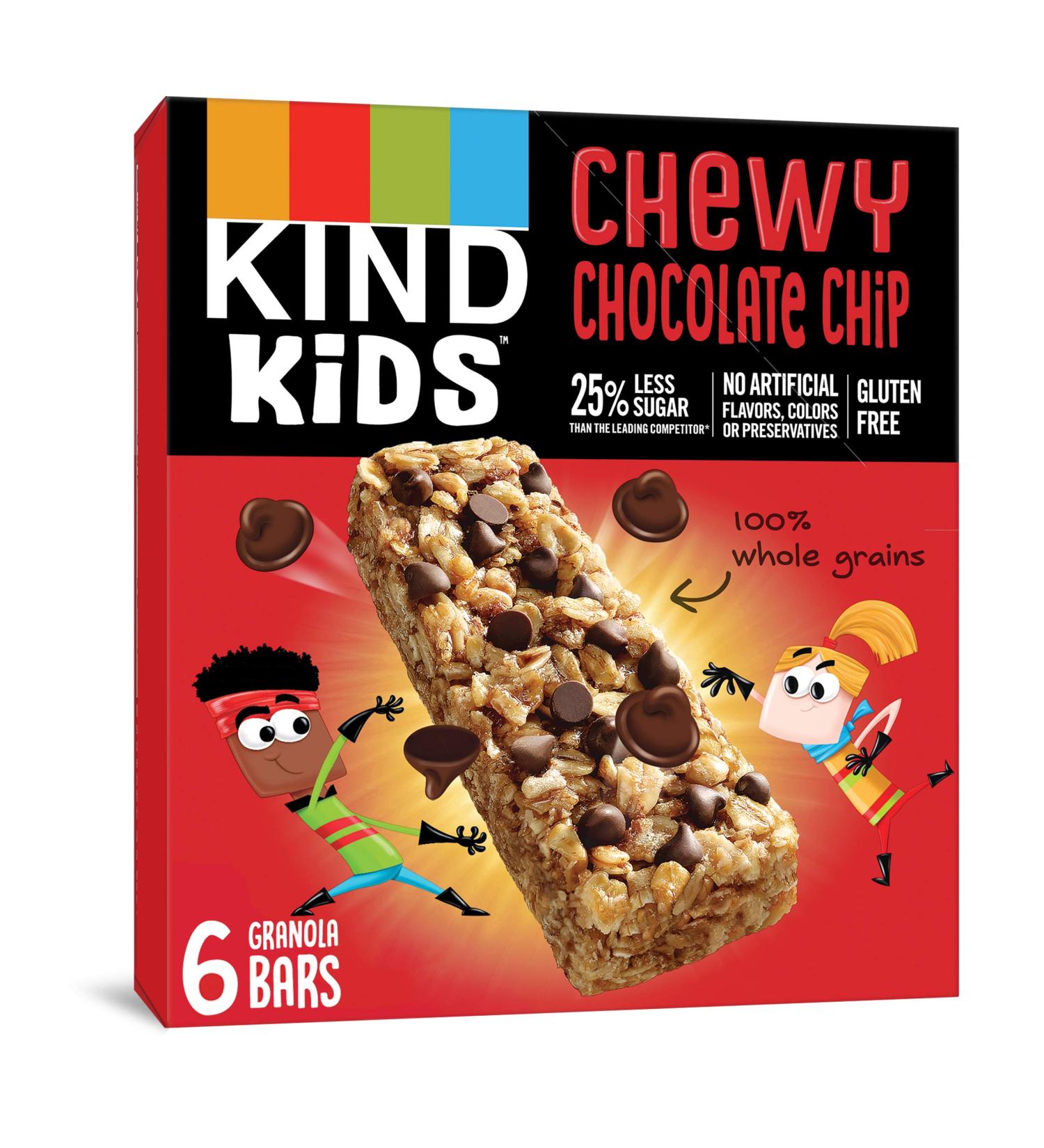 KIND Kids Chocolate Chip Bars - 4.86 oz (Pack of 6) | Healthy Snack for Kids - Buy Online on SooperMarket.com