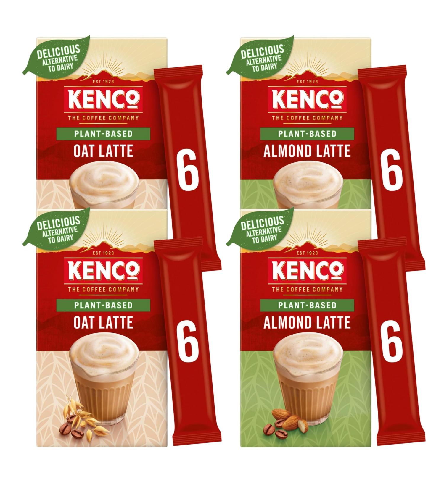 Plant Based Coffee Bundle With Oat Latte & Almond Latte Instant Coffee (24 sachets in total) - Buy Online on SooperMarket.com