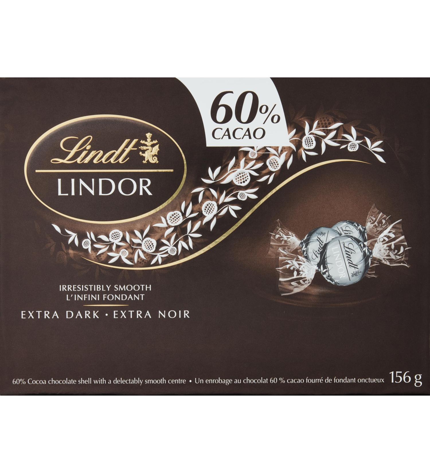 Lindt LINDOR 60% Cacao Dark Chocolate Truffles Gift Box 156-Gram Box Chocolate Gift Box Perfect for Gifting - Buy Online on SooperMarket.com