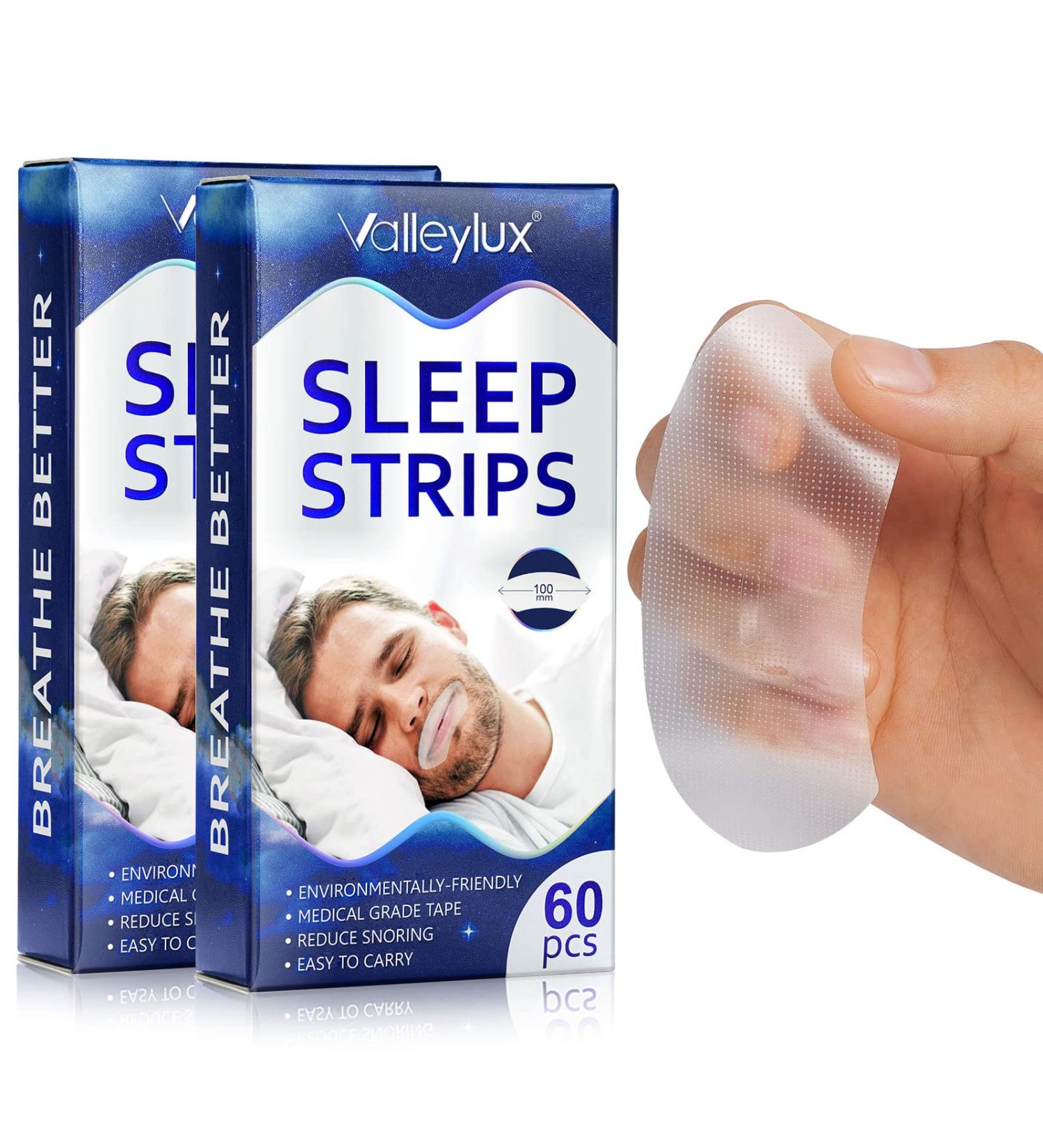 Mouth Tape for Snoring (120PC) - Gentle Strips for Nose Breathing, Reduce Mouth Breathing & Snoring During Night Sleep - Buy Online on SooperMarket.com