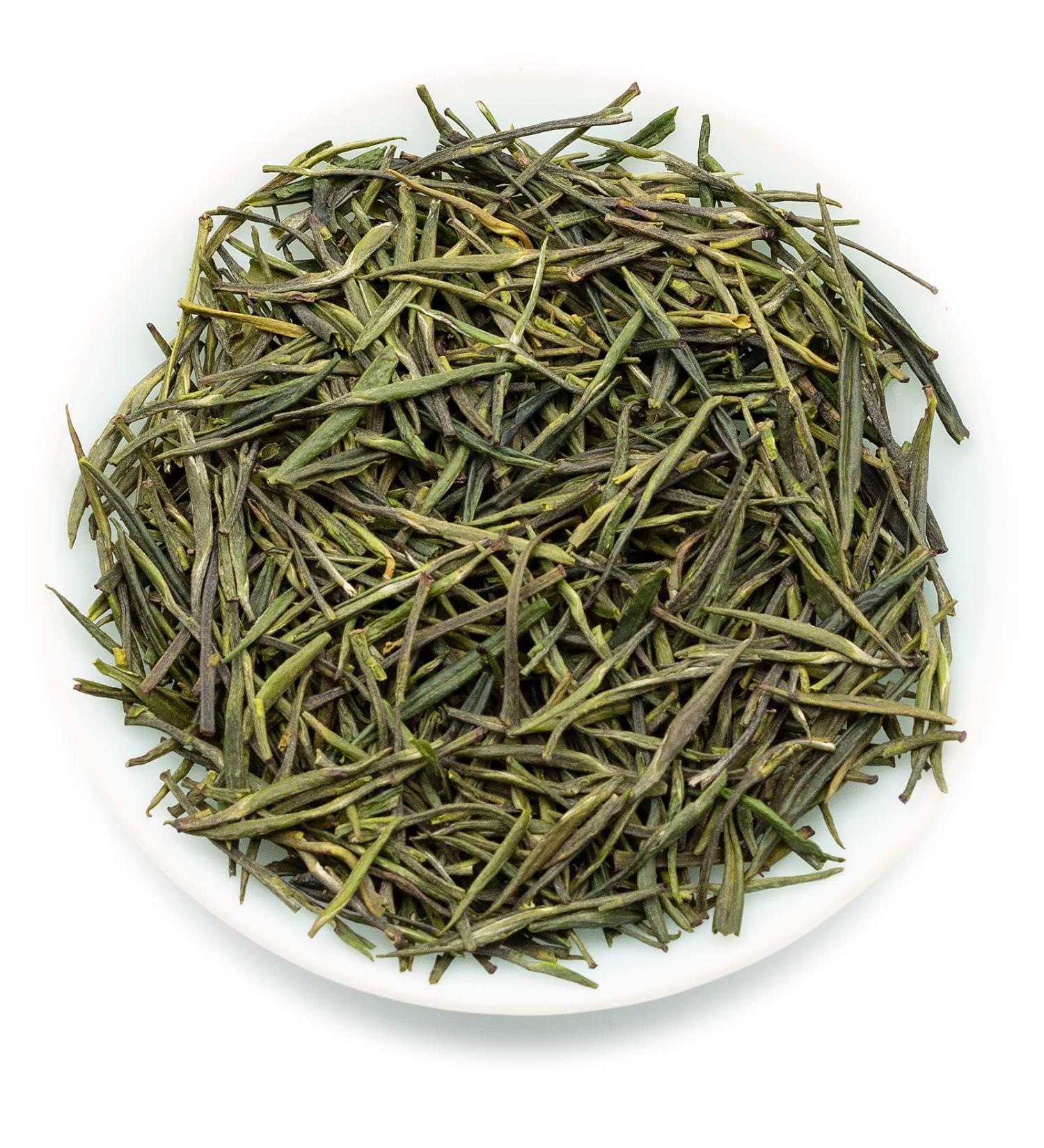 Oriarm Mout Emei Zhu Ye Qing Green Tea Loose Leaf 100g - Bamboo Leaf Green Chinese Loose Leaf Tea - Yuqian 1st Grade - Naturally High Mountain Grown Zhu Ye Qing Tea 100g - Buy Online on SooperMarket.com