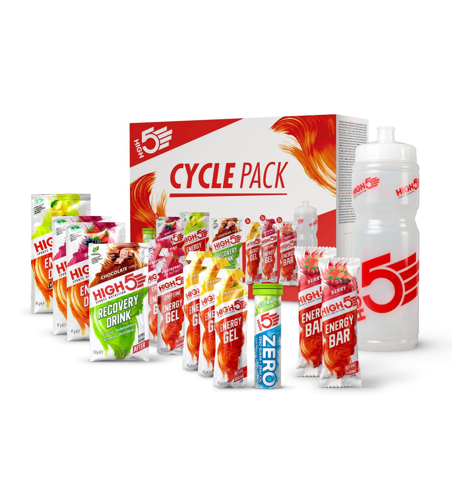 HIGH5 Cycle Pack: Cycling Energy, Hydration & Recovery Products - 1 Count - Buy Online on SooperMarket.com