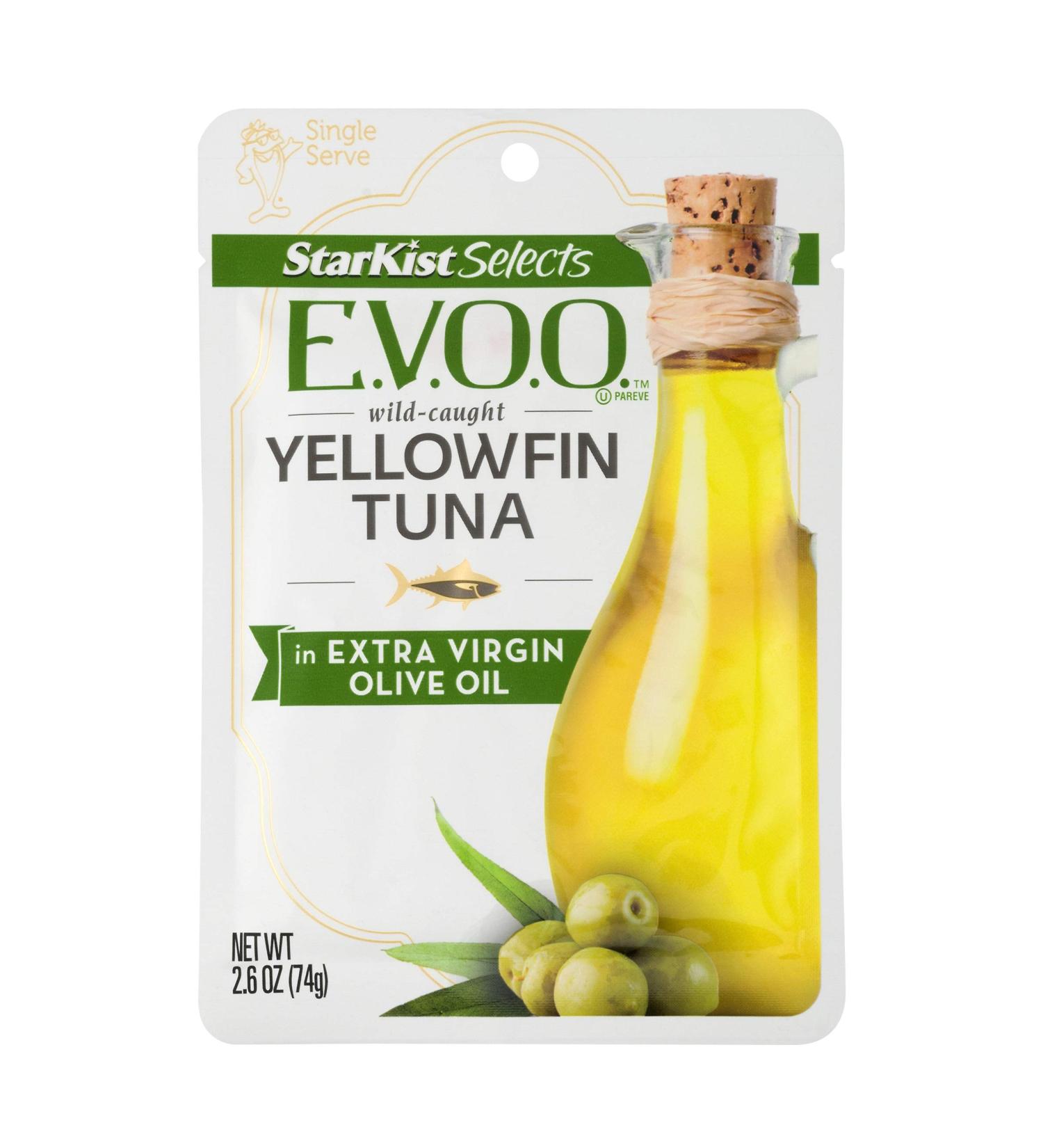 StarKist E.V.O.O. Yellowfin Tuna in Extra Virgin Olive Oil 2.6oz - Pack of 24 - Buy Online on SooperMarket.com