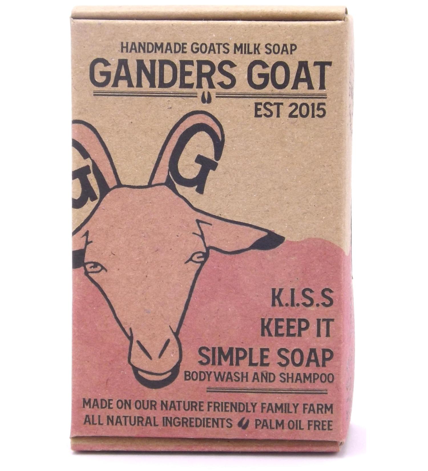 K.I.S.S. Keep It Simple Soap Unscented Goat Milk Soap 100g - Buy Online on SooperMarket.com