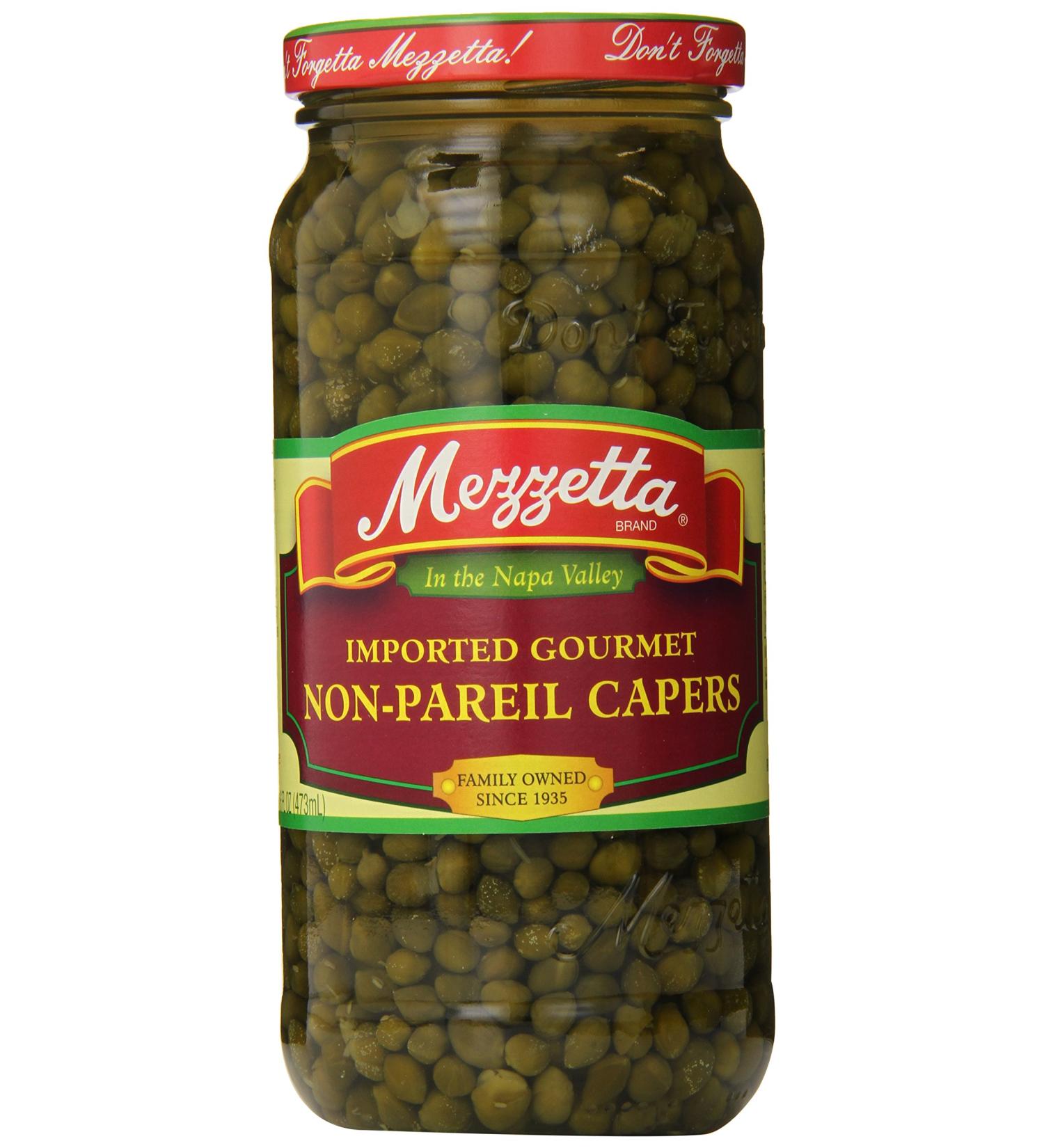 Mezzetta Non-Pareil Capers 16oz - Premium Quality, Gourmet Caper for Culinary Delights - Buy Online on SooperMarket.com