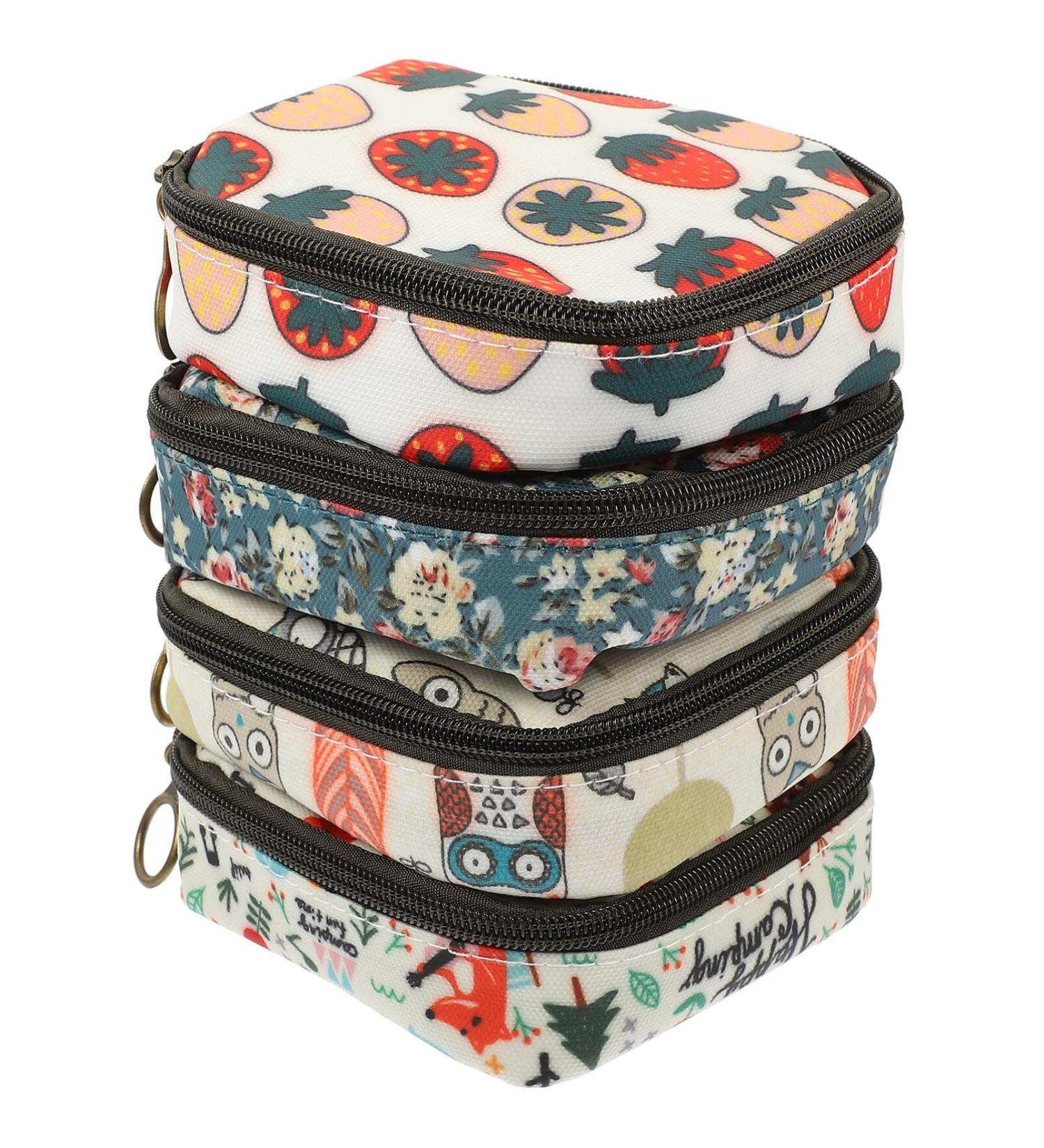 4pcs Healeved Napkin Storage Bags - Zipper Menstrual Pad Travel Holder - Buy Online on SooperMarket.com
