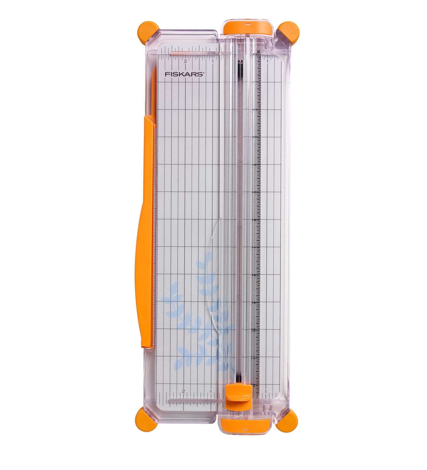 Fiskars SureCut Portable Paper Trimmer  12 Inch Cut   Orange - 154450-1009 - Buy Online on SooperMarket.com