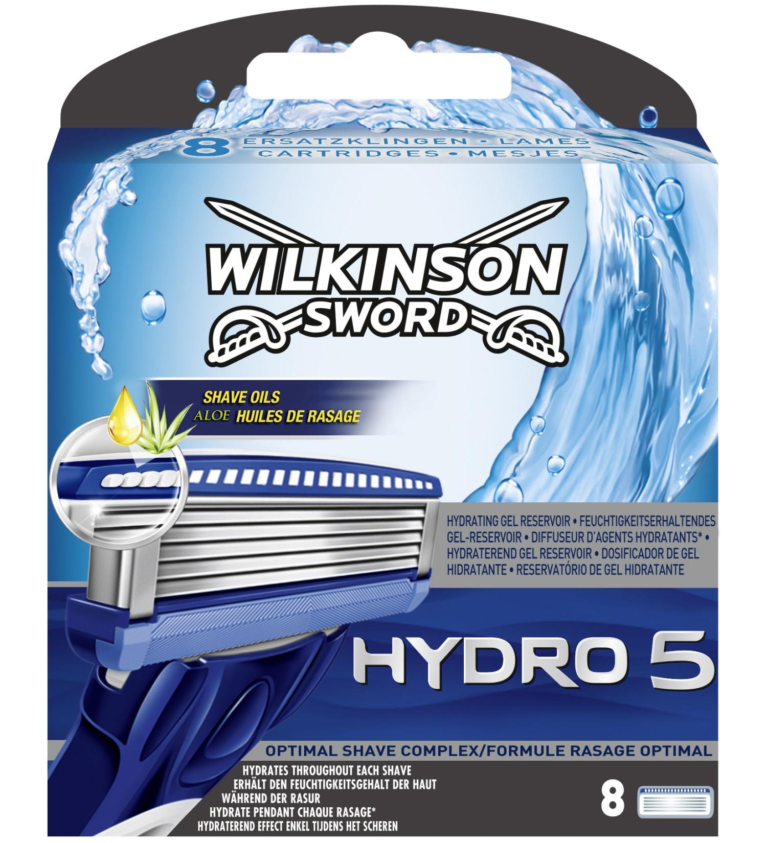 Buy Wilkinson Sword Hydro 5 Blades - 8 Pack for Ultimate Shaving Precision | International Shipping Available - Buy Online on SooperMarket.com