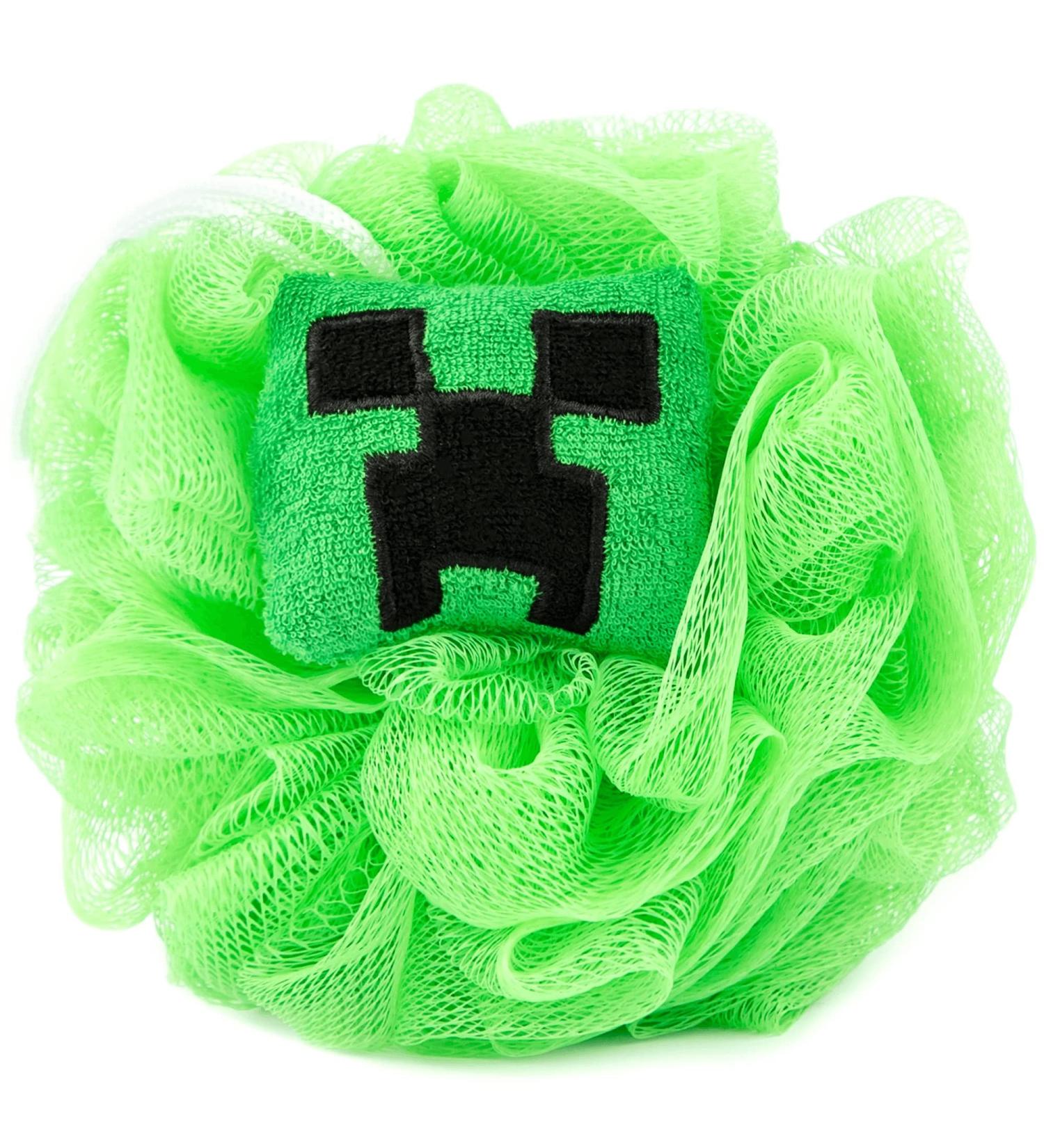 Buy Minecraft Kids Bath Character Loofah - Green Microfiber by Mojang | Fun & Durable Shower Accessory for Children - Buy Online on SooperMarket.com