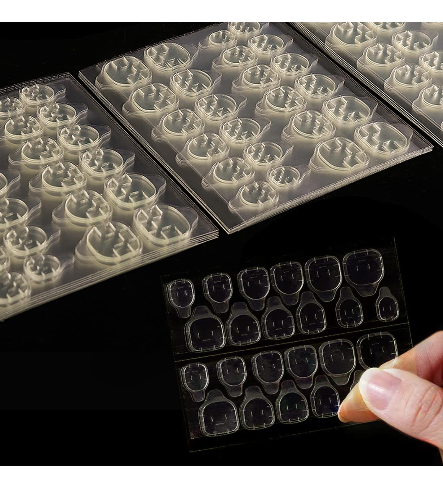 360 PCS Double-Sided Transparent Nail Glue Stickers - Adhesive Pads & Jelly Gel Tape for DIY Manicure Decoration - Buy Online on SooperMarket.com