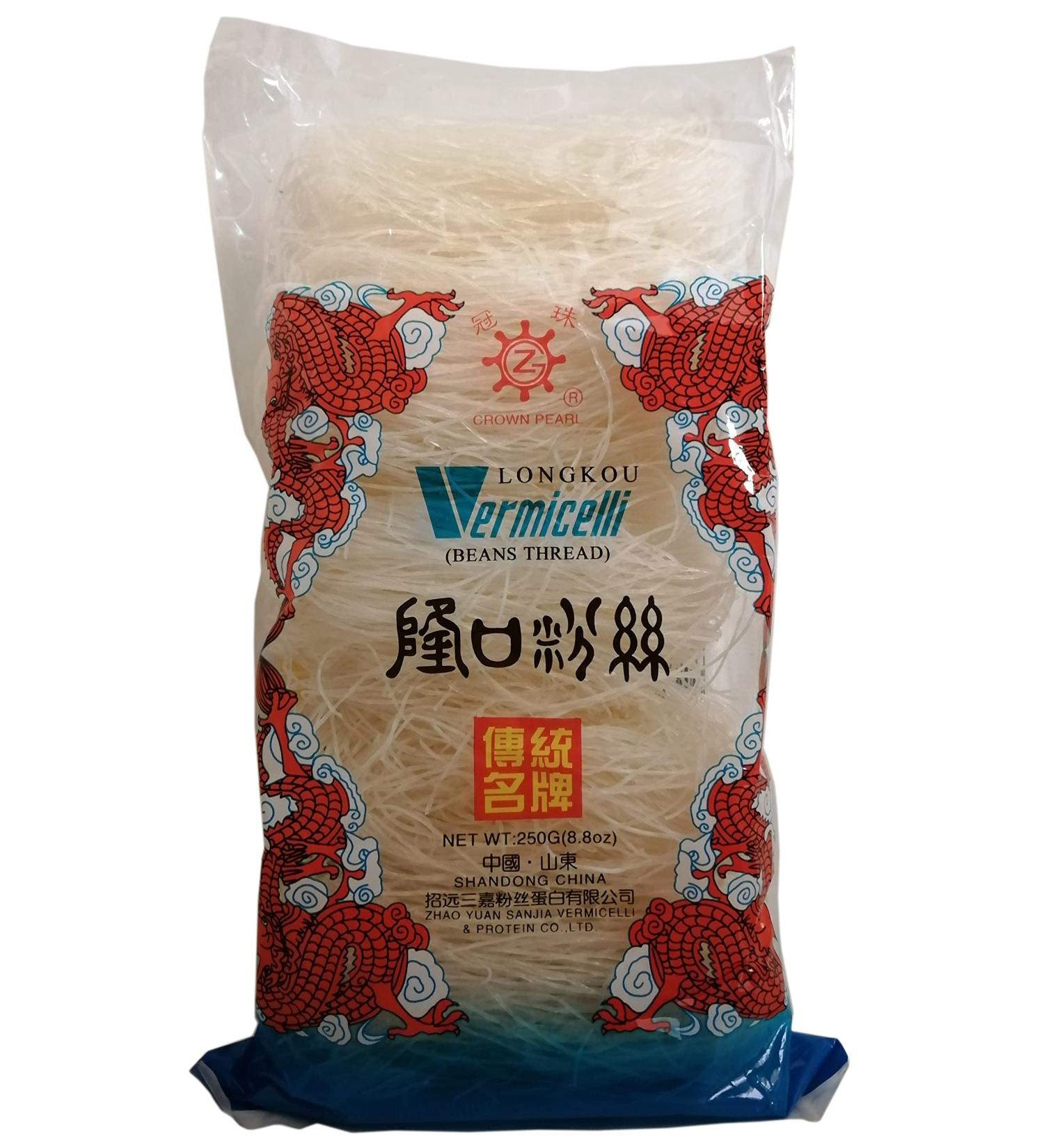 Crown Pearl Longkou Vermicelli (Beans Thread) 250g - Buy Online on SooperMarket.com