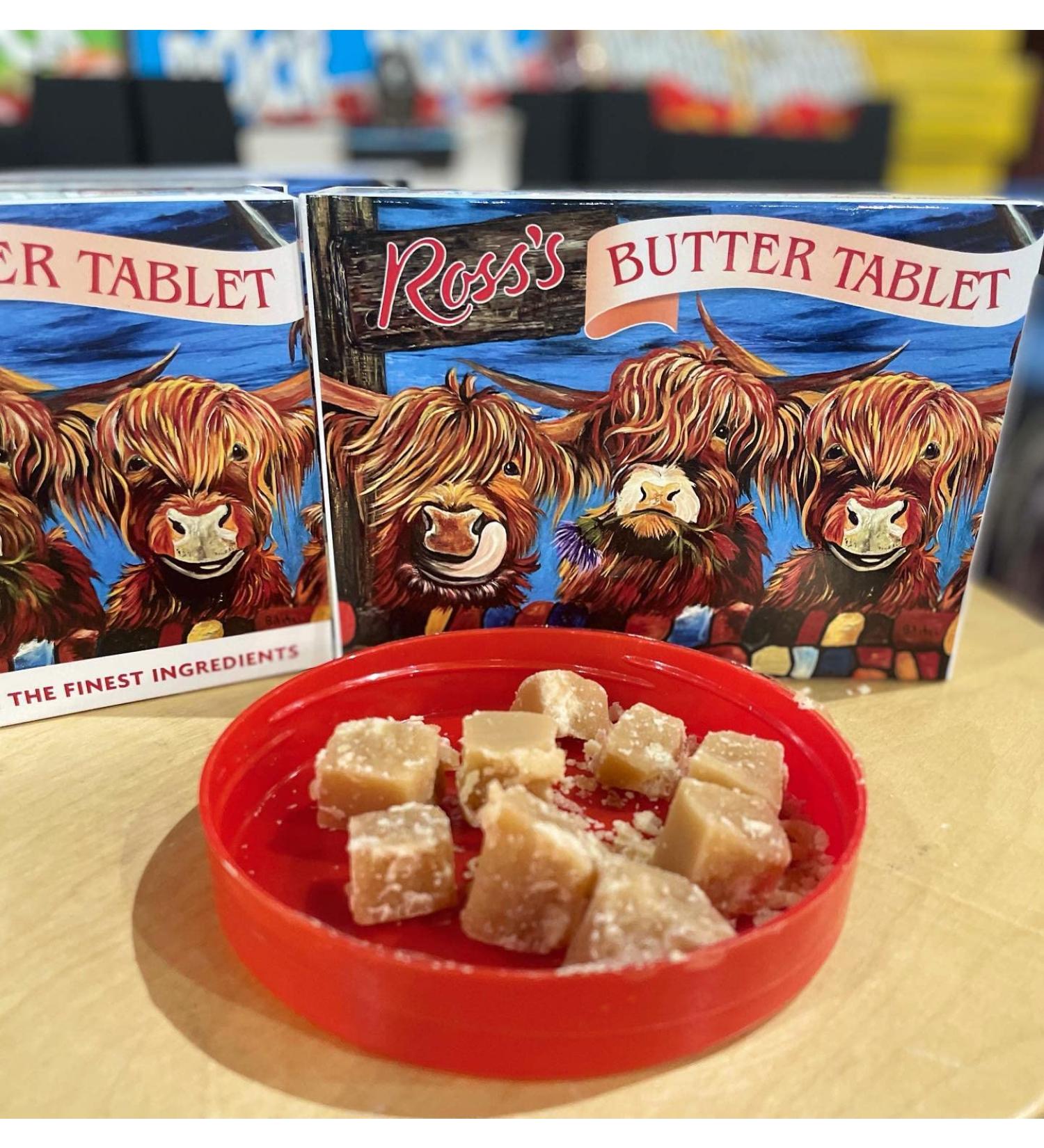 Ross's Highland Cow Butter Tablet Gift Box 150g