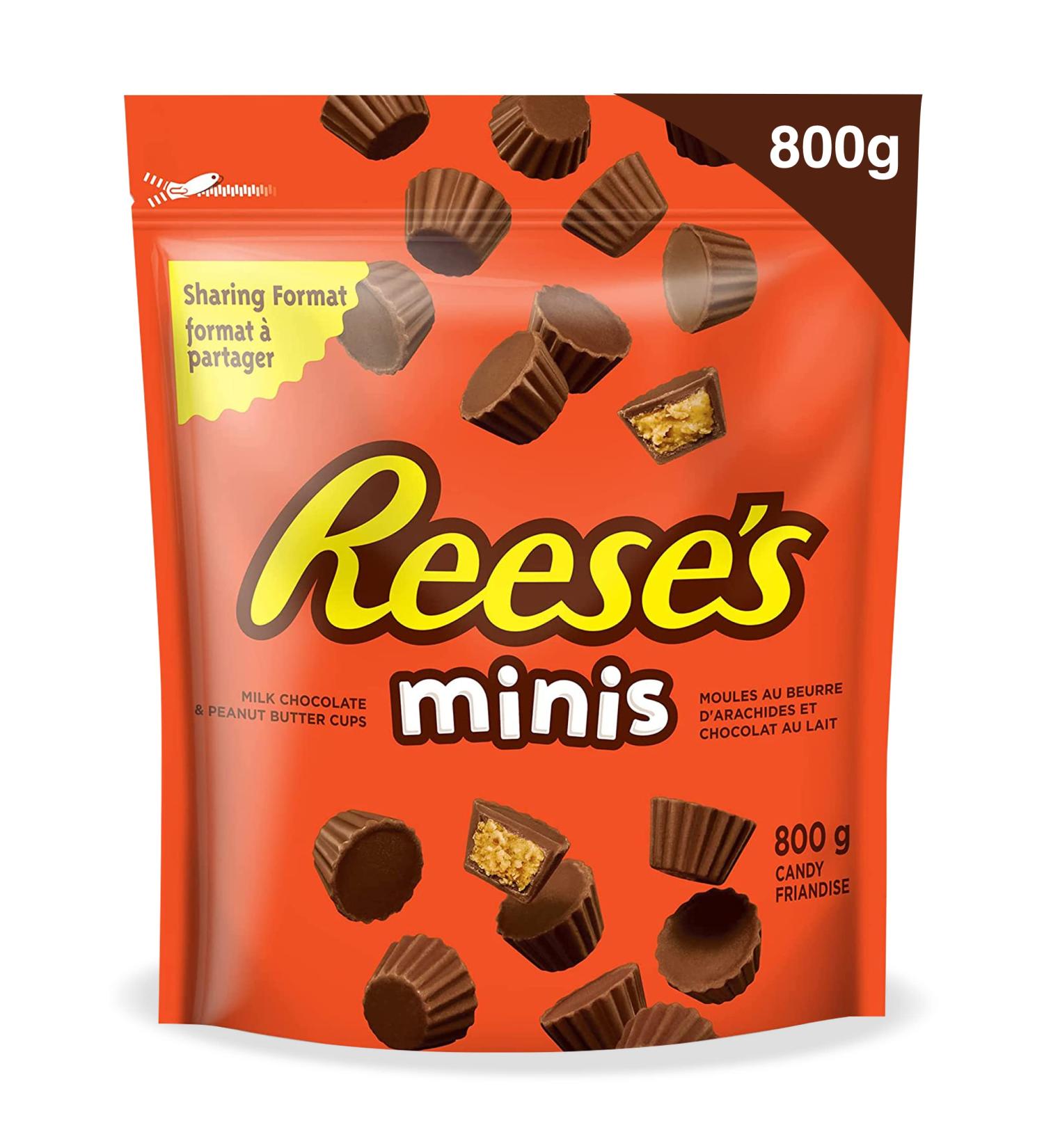 REESE'S Mini Peanut Butter Candy Holiday Candy Reese's Candy Mini Candy Bulk Candy to Share Good for Kids Candy 800g 800 g (Pack of 1) - Buy Online on SooperMarket.com