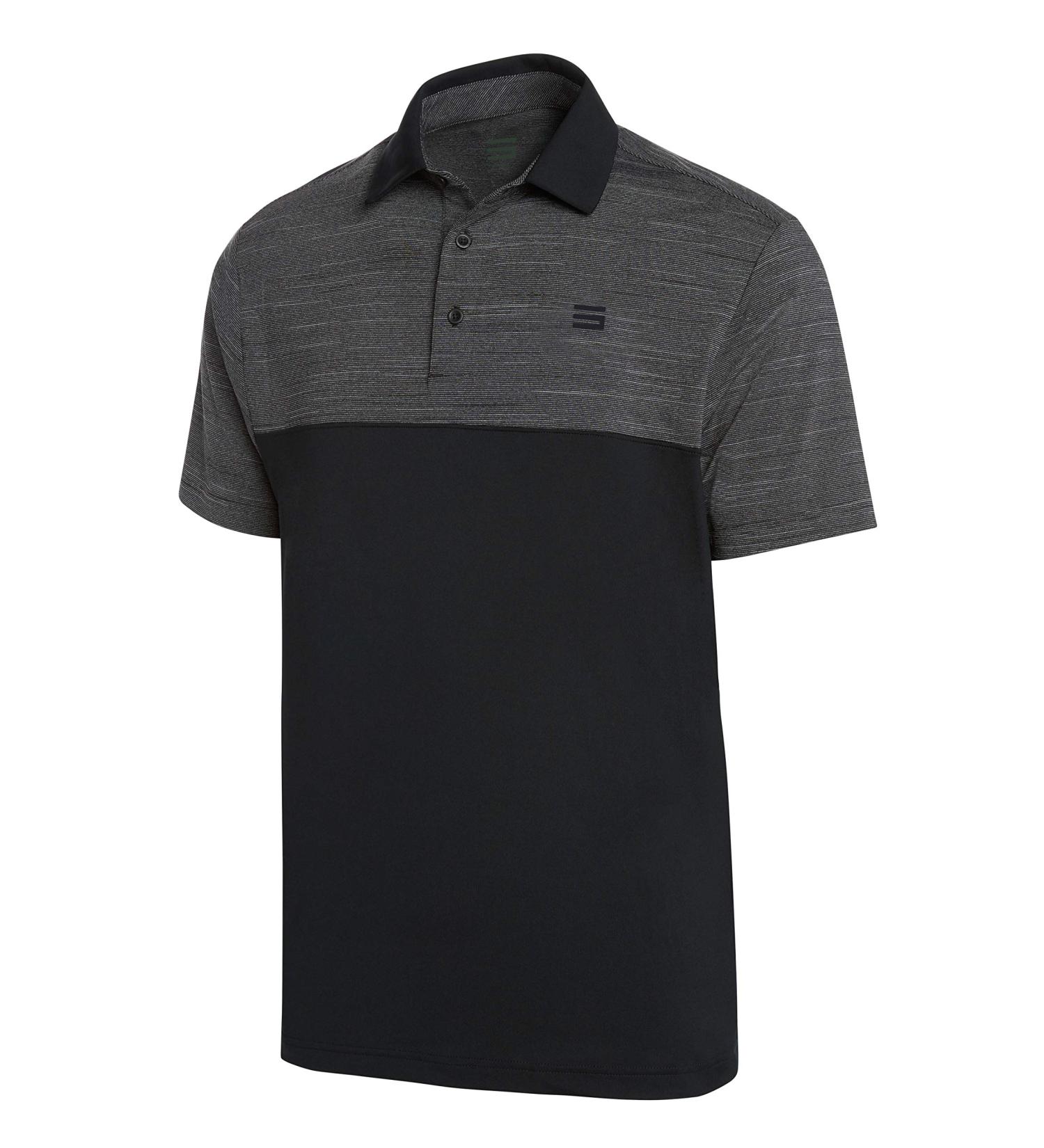 Three Sixty Six Men's Quick Dry Golf Shirt - Moisture Wicking Polo X-Large Black - Buy Online on SooperMarket.com