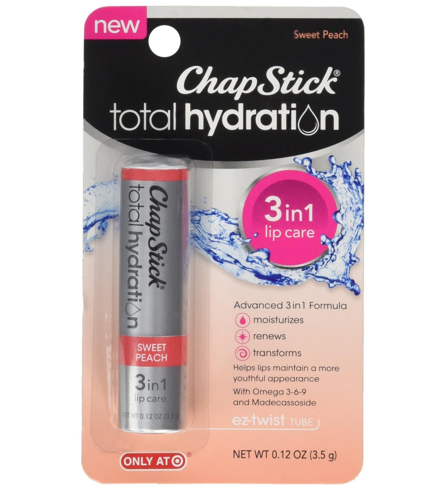 ChapStick Total Hydration 3 in 1 Sweet Peach