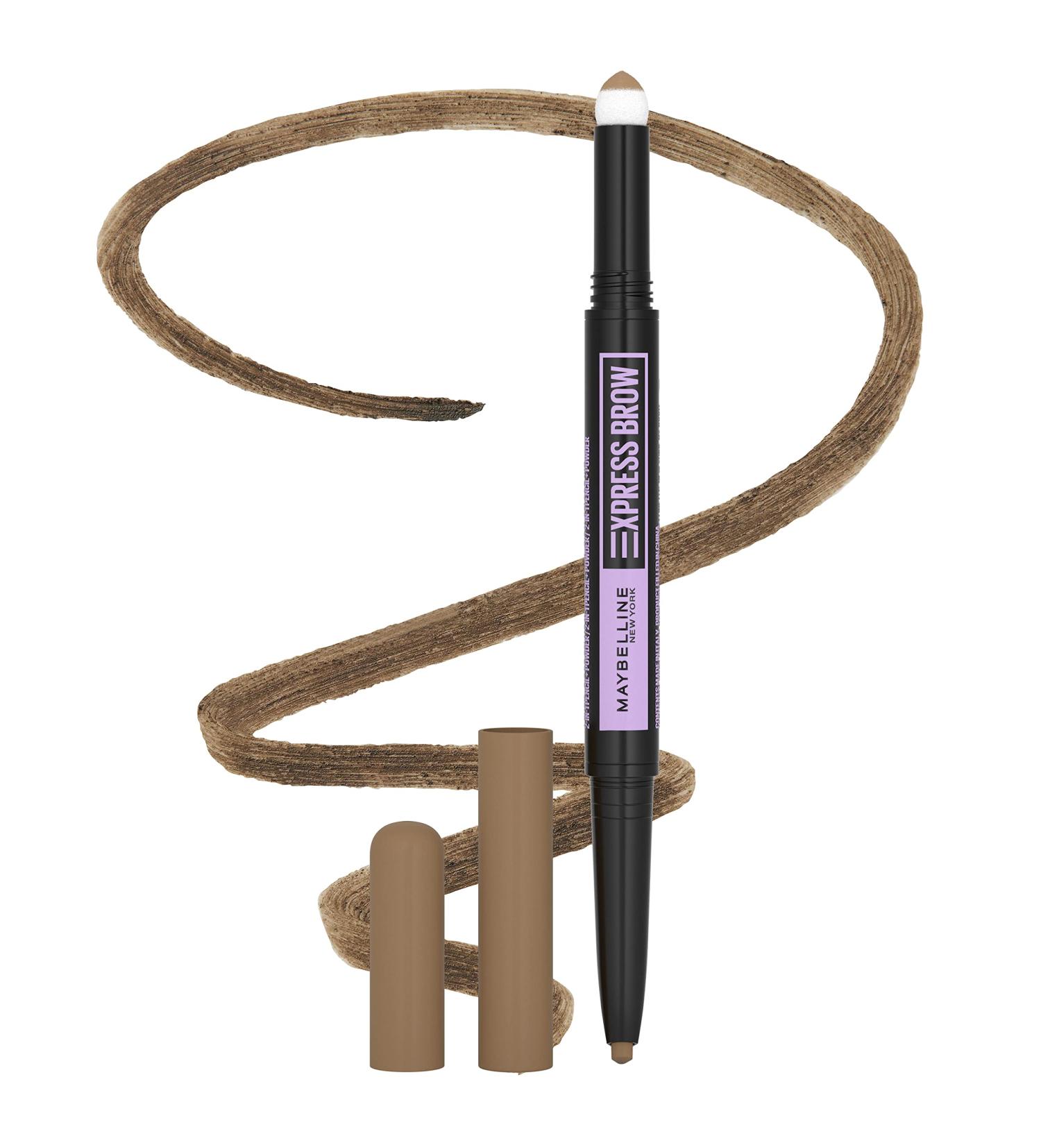 Maybelline Express Brow 2-In-1 Pencil and Powder Blonde Eyebrow Makeup - 1 Count - Buy Online on SooperMarket.com