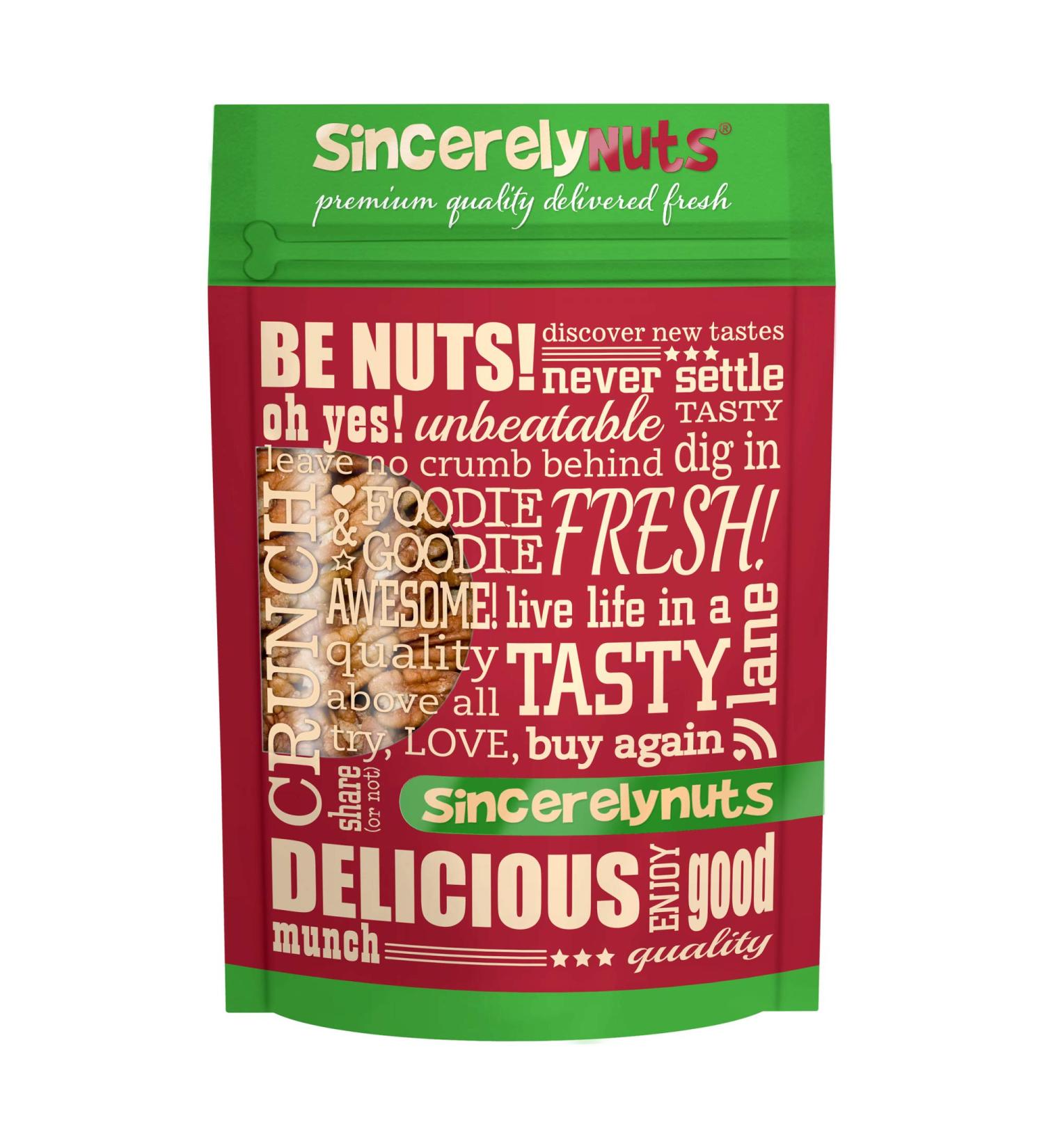 Sincerely Nuts - Raw Pecans (No Shell) | Three Lb. Bag | Shelled Whole Pecan | Delicious Healthy Snack Food | For Baking Snacking and Dessert Treats | Gluten Free and Kosher | Fresh Resealable Bag 3 Pound (Pack of 1)