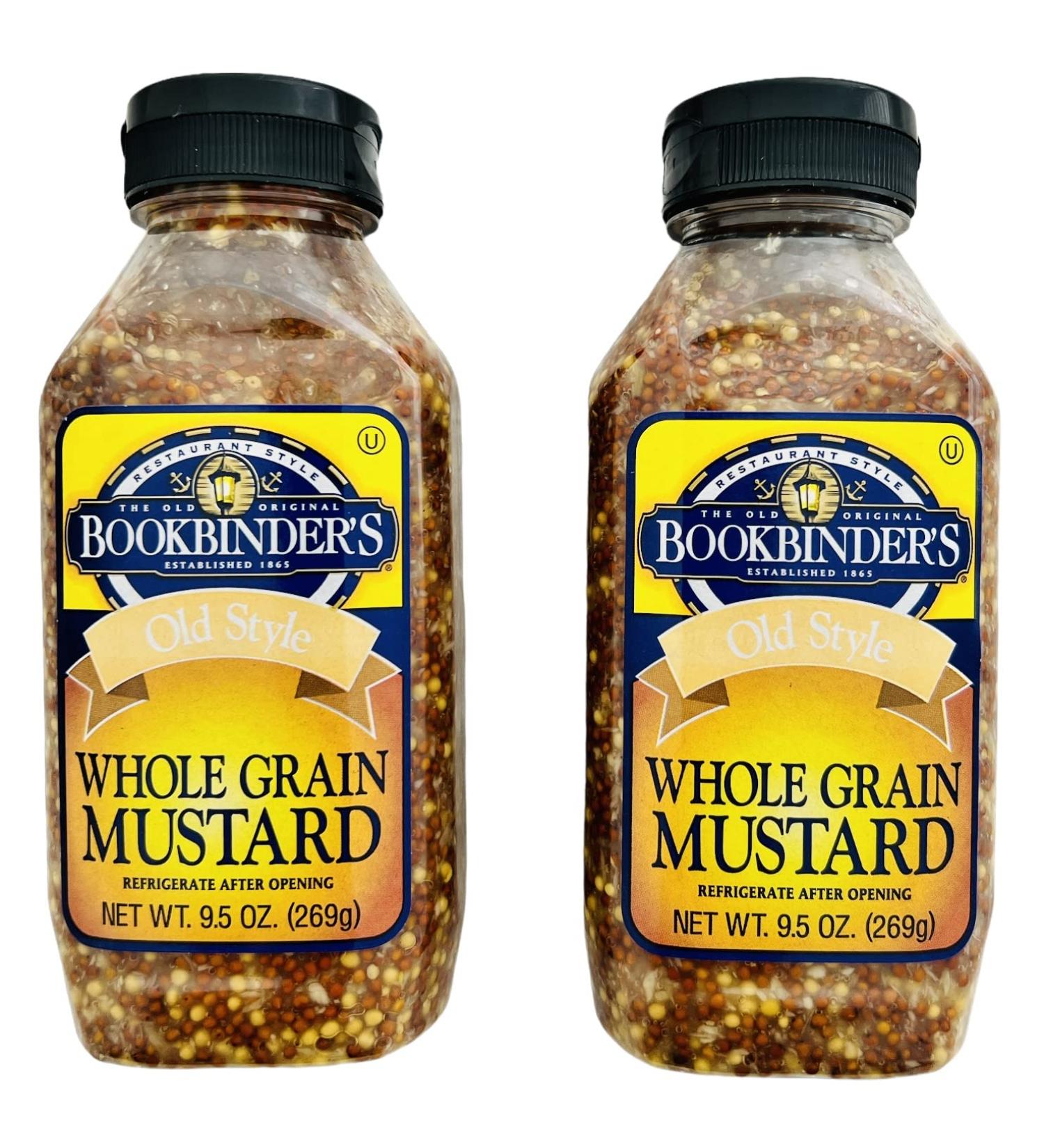 Bookbinders Stone Ground Whole Grain Mustard - 100% Natural and Flavorful - Buy Online on SooperMarket.com