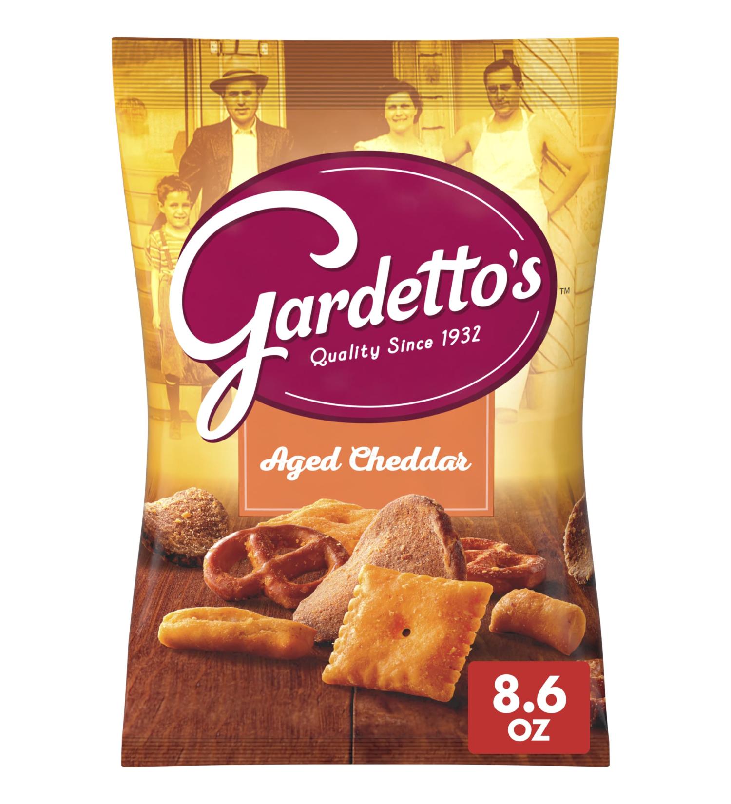 Buy Gardetto's Aged Cheddar Snack Mix 8.6 OZ - Delicious Crunchy Snack for International Shipping - Buy Online on SooperMarket.com