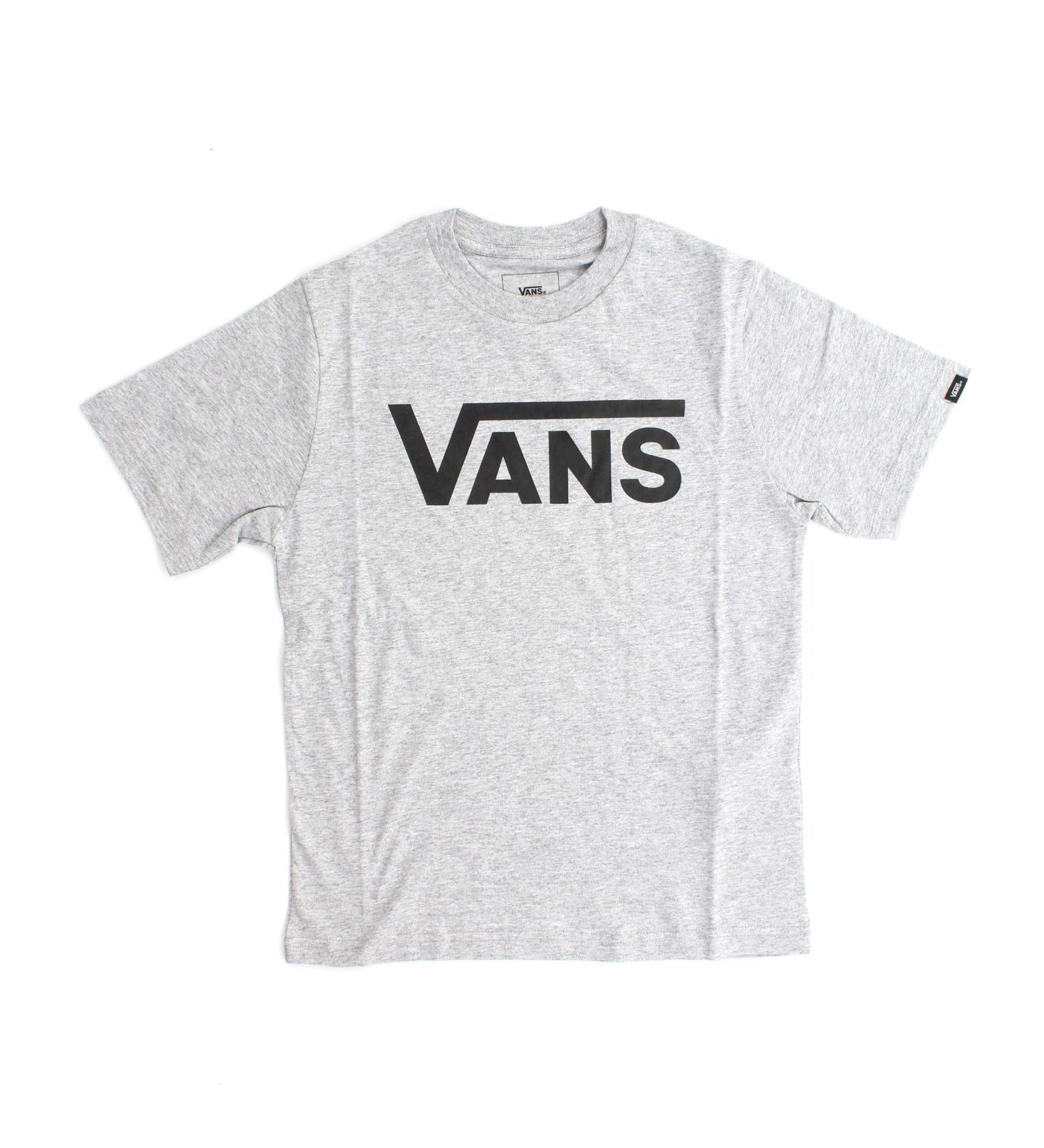 Vans Unisex Kids' K Classic T-Shirt - Grey (Athletic Heather-black Atj), Size 27.5 EU XL - Buy Online on SooperMarket.com