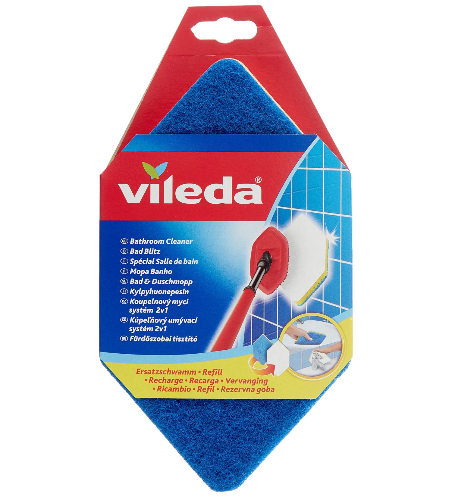 Vileda Bad Blitz Replacement Sponge - Hexagonal Bathroom Cleaning Sponge Scratch-Free | Fast International Shipping - Buy Online on SooperMarket.com