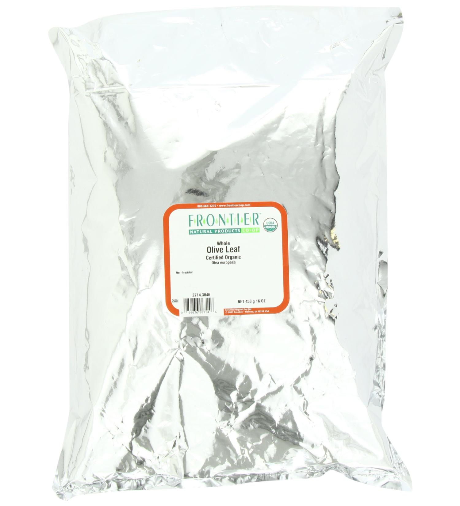 Frontier Spices, Whole Olive Leaf, 16 Ounce