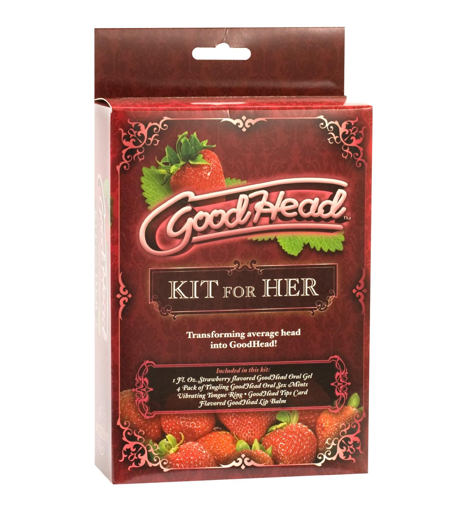 GoodHead Kit for Her Strawberry 1 Ounce