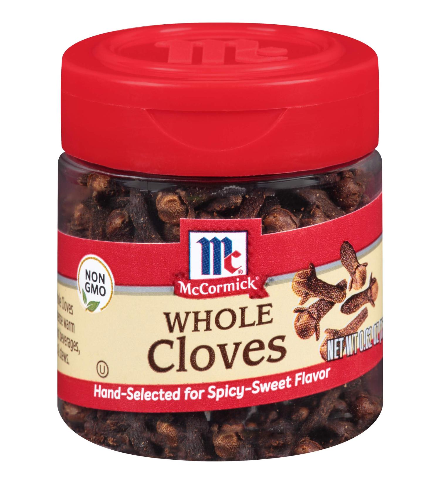 McCormick Whole Cloves 0.62 oz - Premium Quality Spices for Cooking & Baking - Buy Online on SooperMarket.com